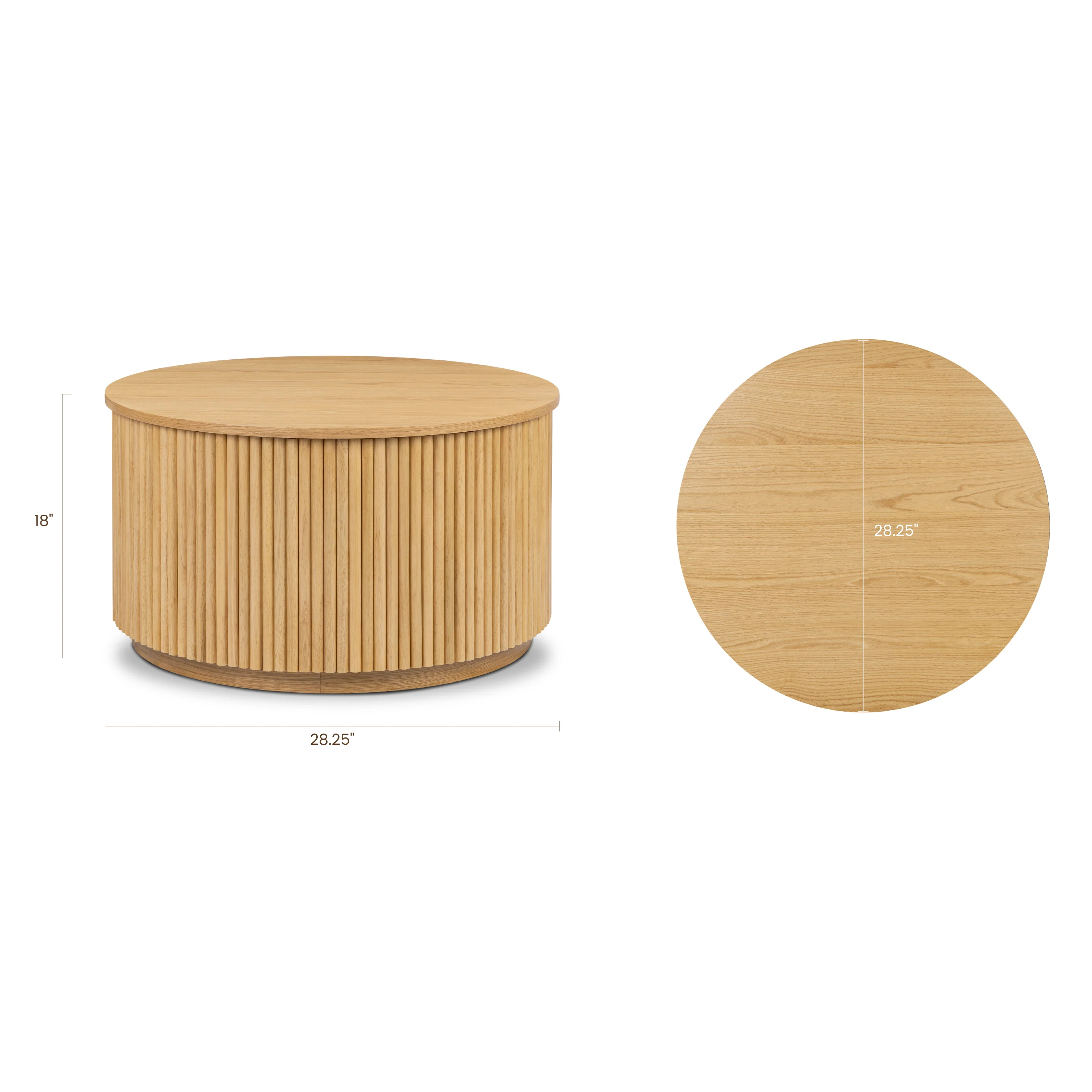 Ronda Storage Coffee Table | Oak - Image 16