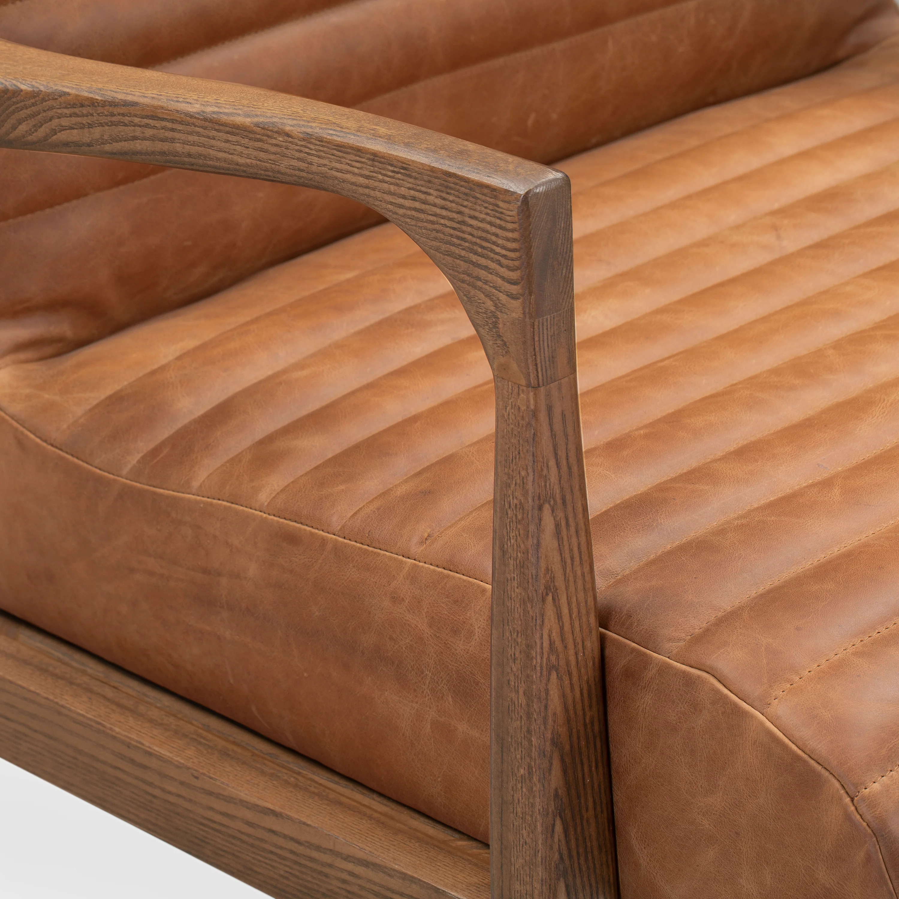 Rowan Leather Lounge Chair | Cognac Tan | Set of 2 - Image 11