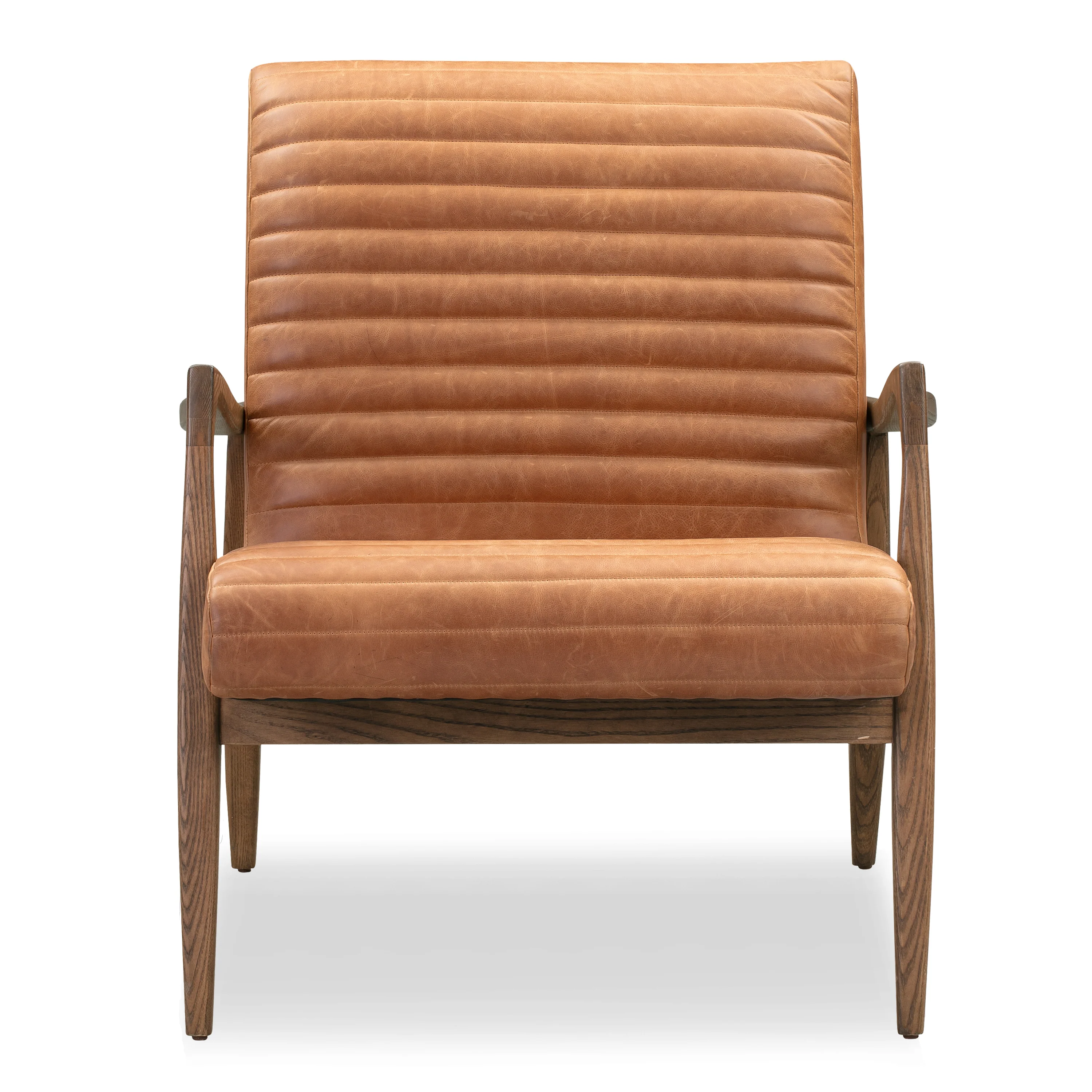 Rowan Leather Lounge Chair | Cognac Tan | Set of 2 - Image 5