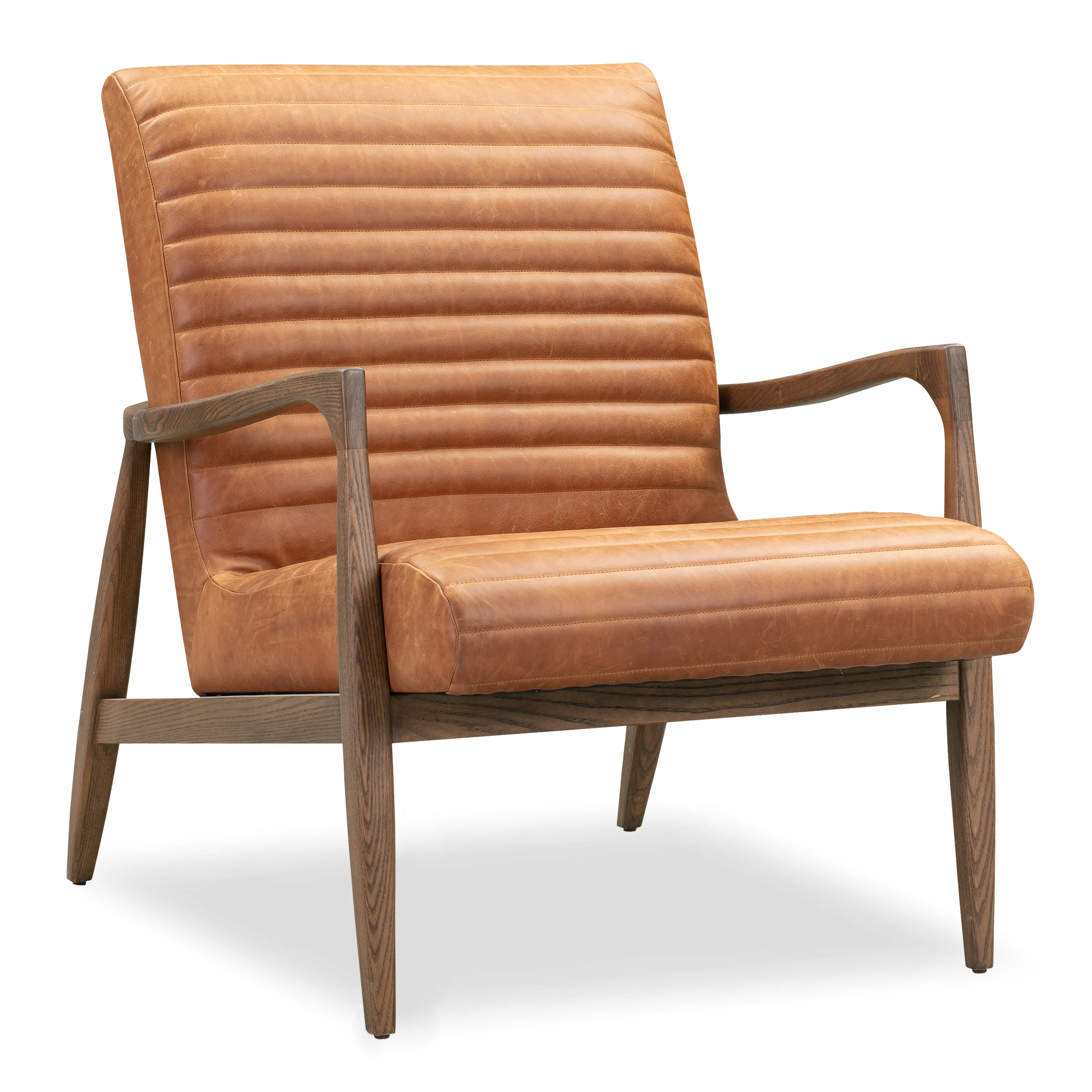 Rowan Leather Lounge Chair | Cognac Tan | Set of 2 - Image 6