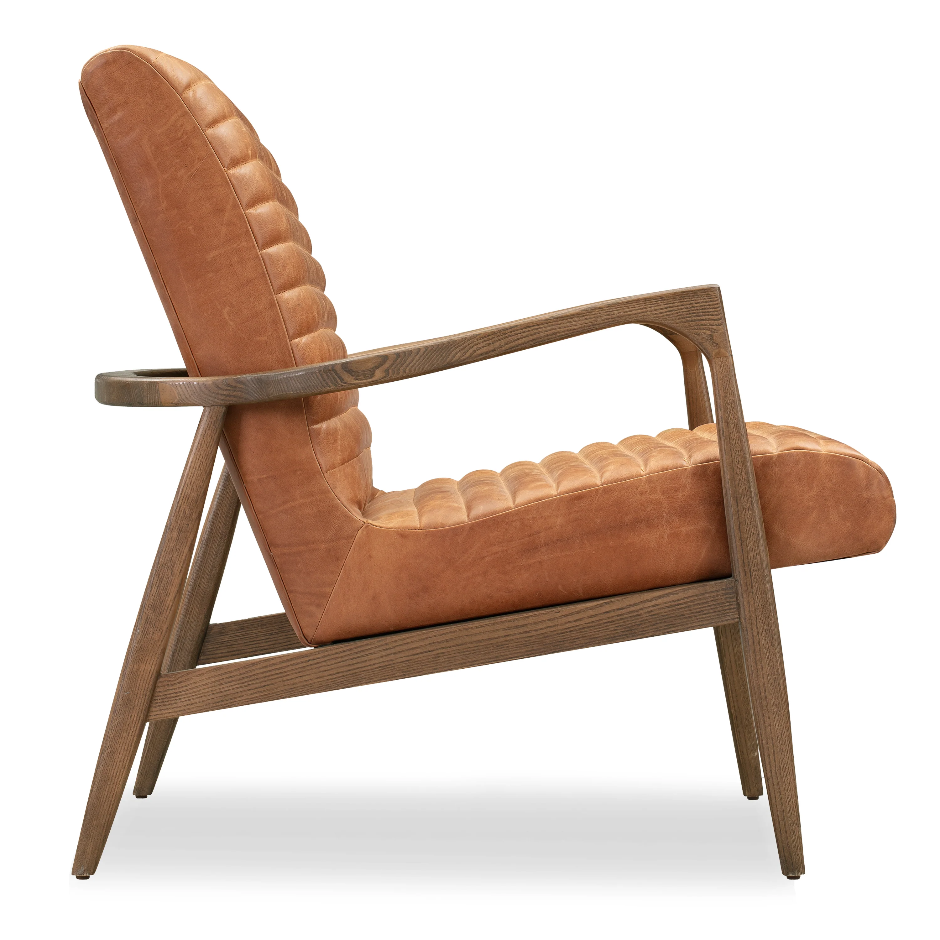 Rowan Leather Lounge Chair | Cognac Tan | Set of 2 - Image 8