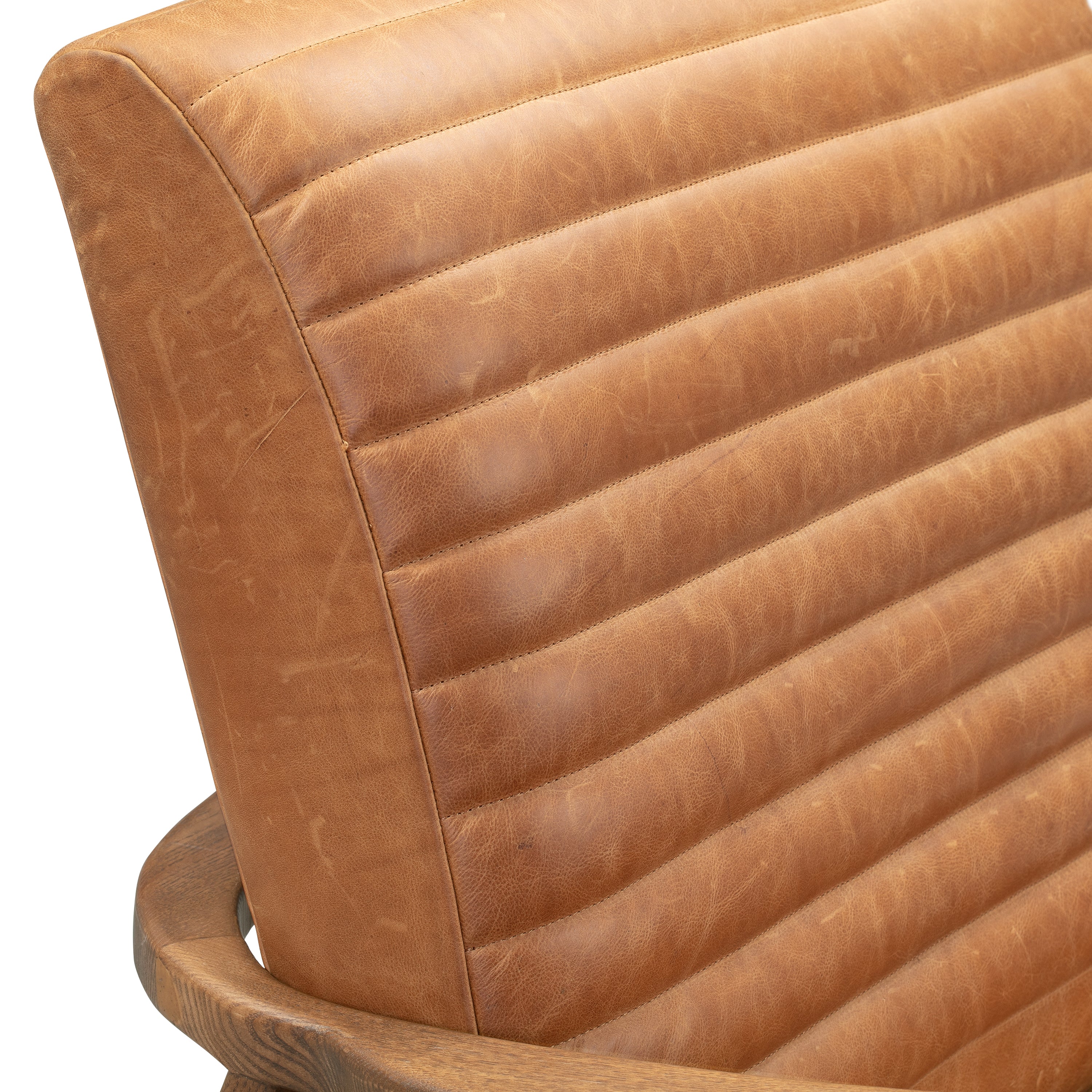 Rowan Leather Lounge Chair | Cognac Tan | Single - Image 8