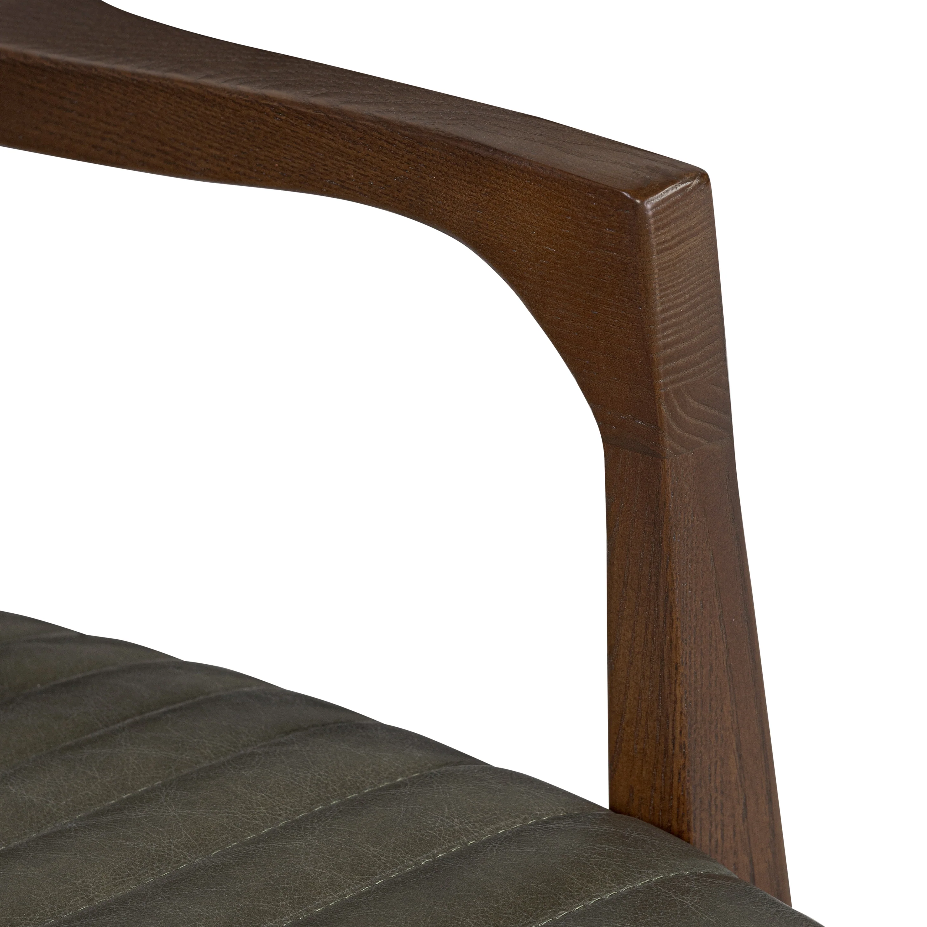 Rowan Leather Lounge Chair | Olivine Green | Set of 2 - Image 12