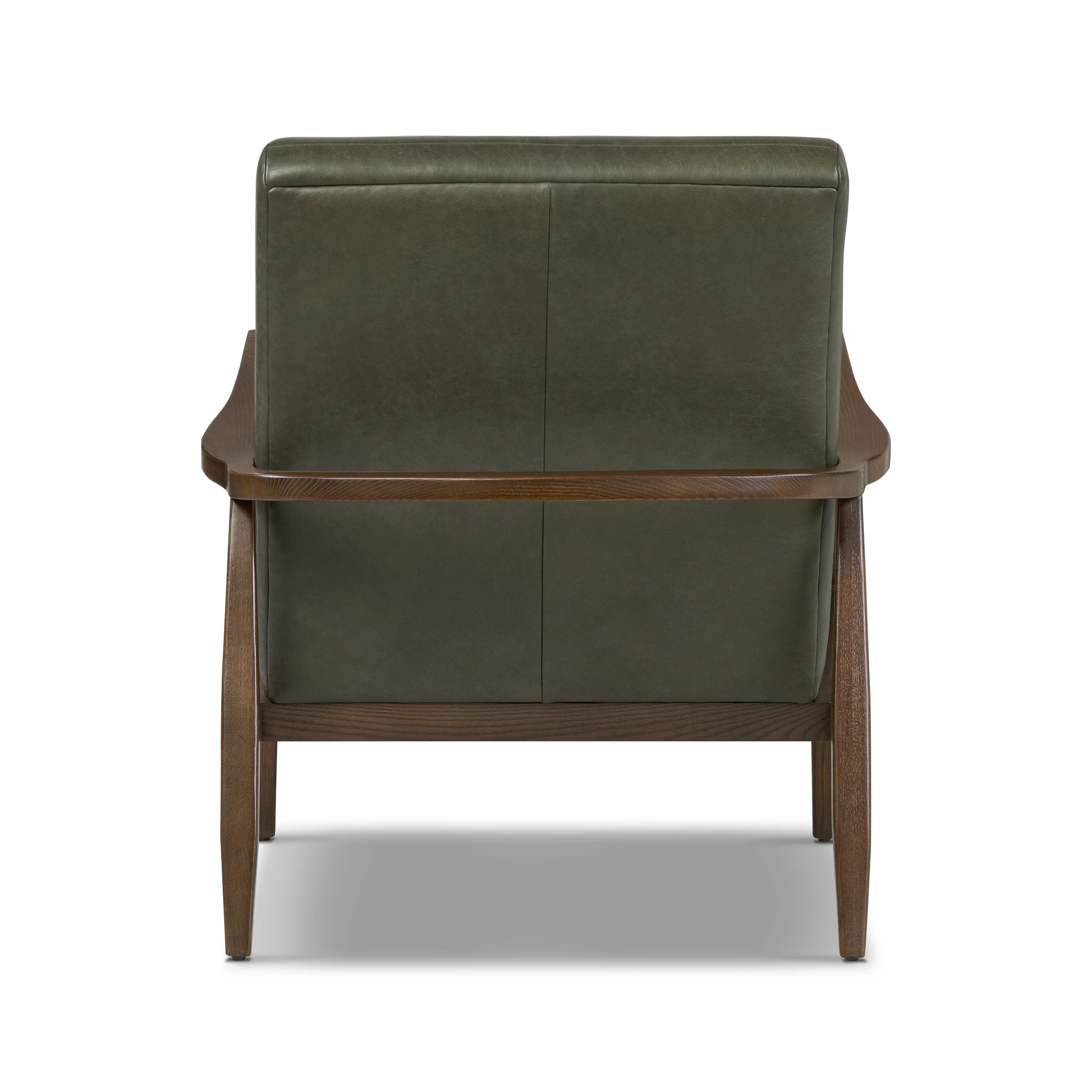Rowan Leather Lounge Chair | Olivine Green | Set of 2 - Image 6