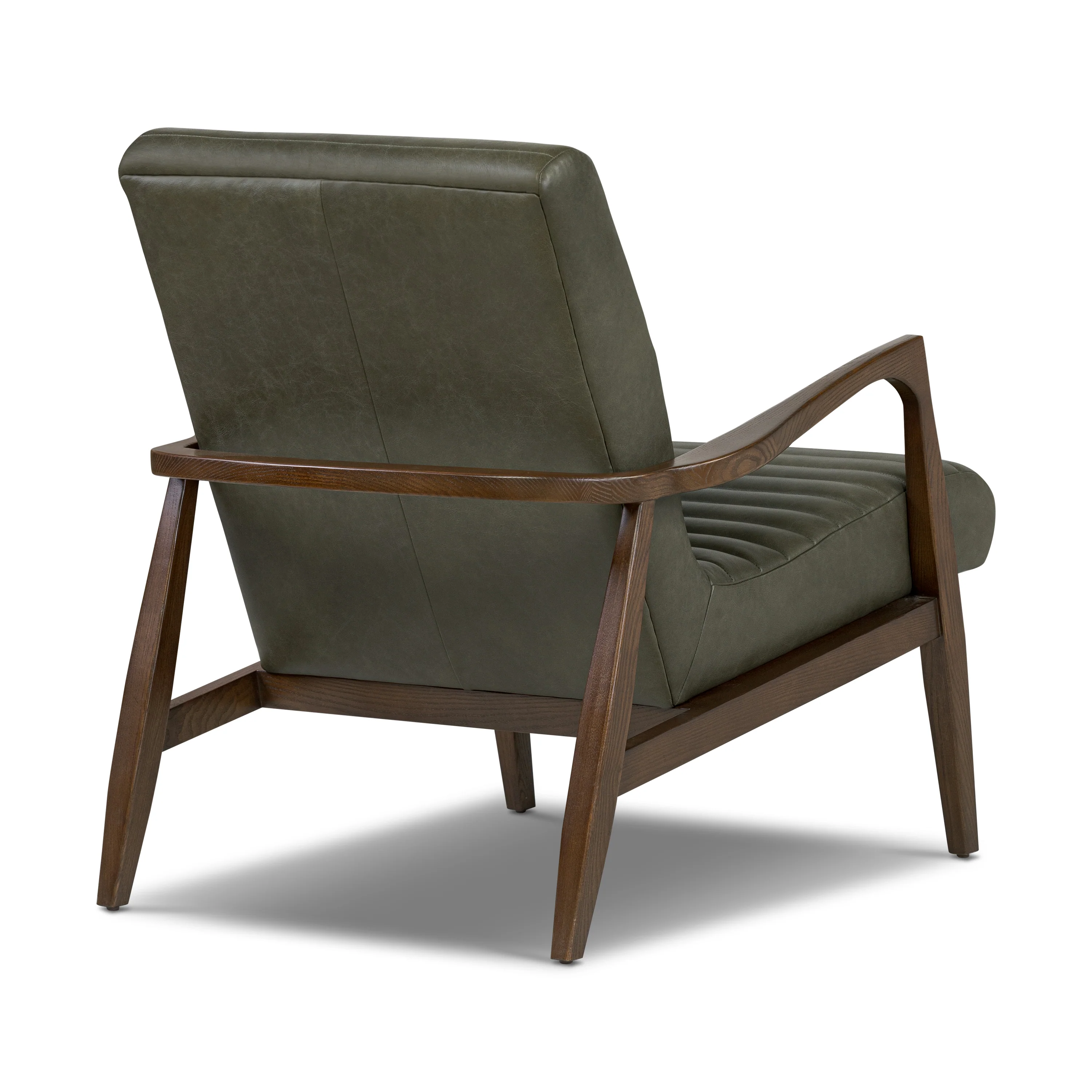 Rowan Leather Lounge Chair | Olivine Green | Set of 2 - Image 8