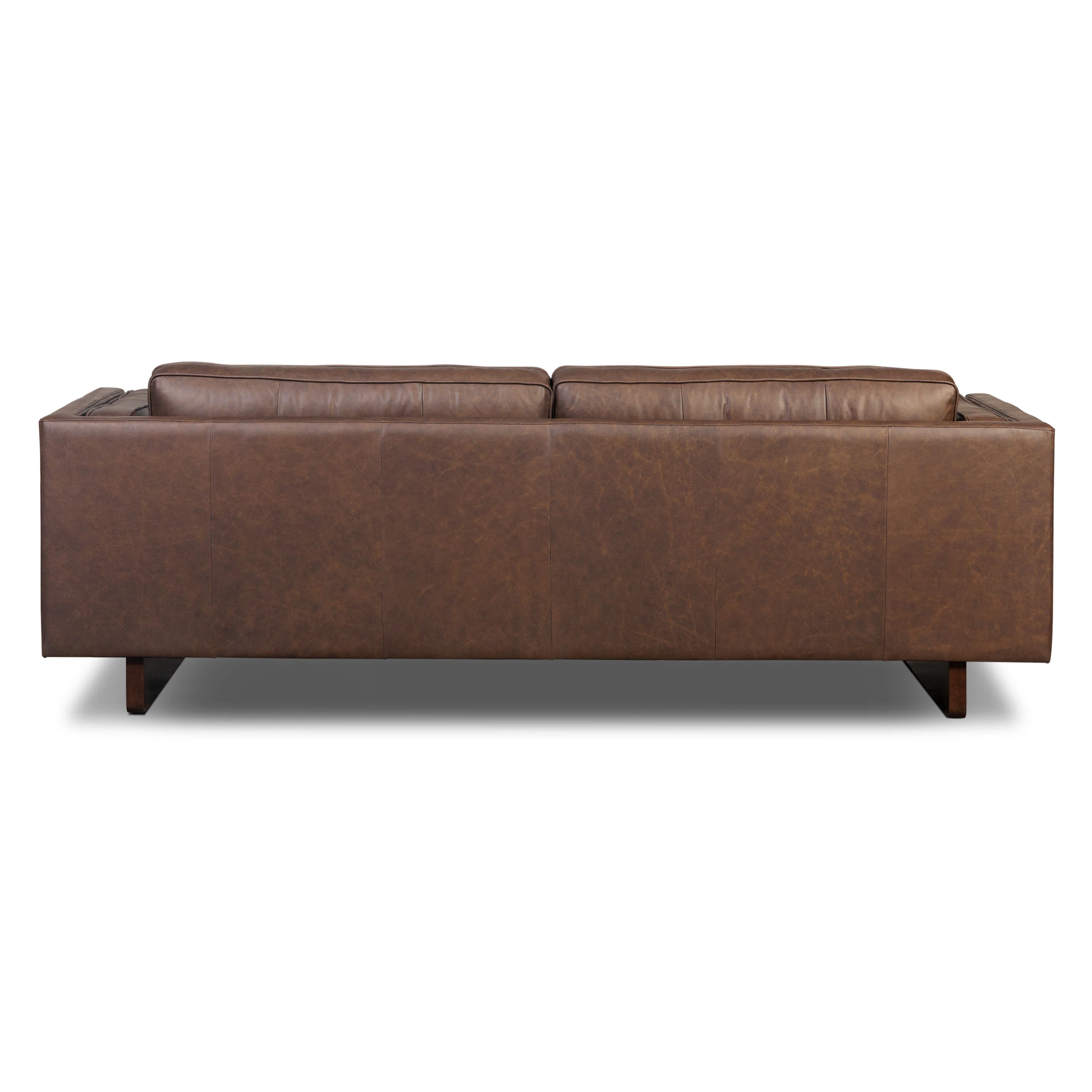 Salo 93" Leather Sofa | Bridle Brown - Image 6