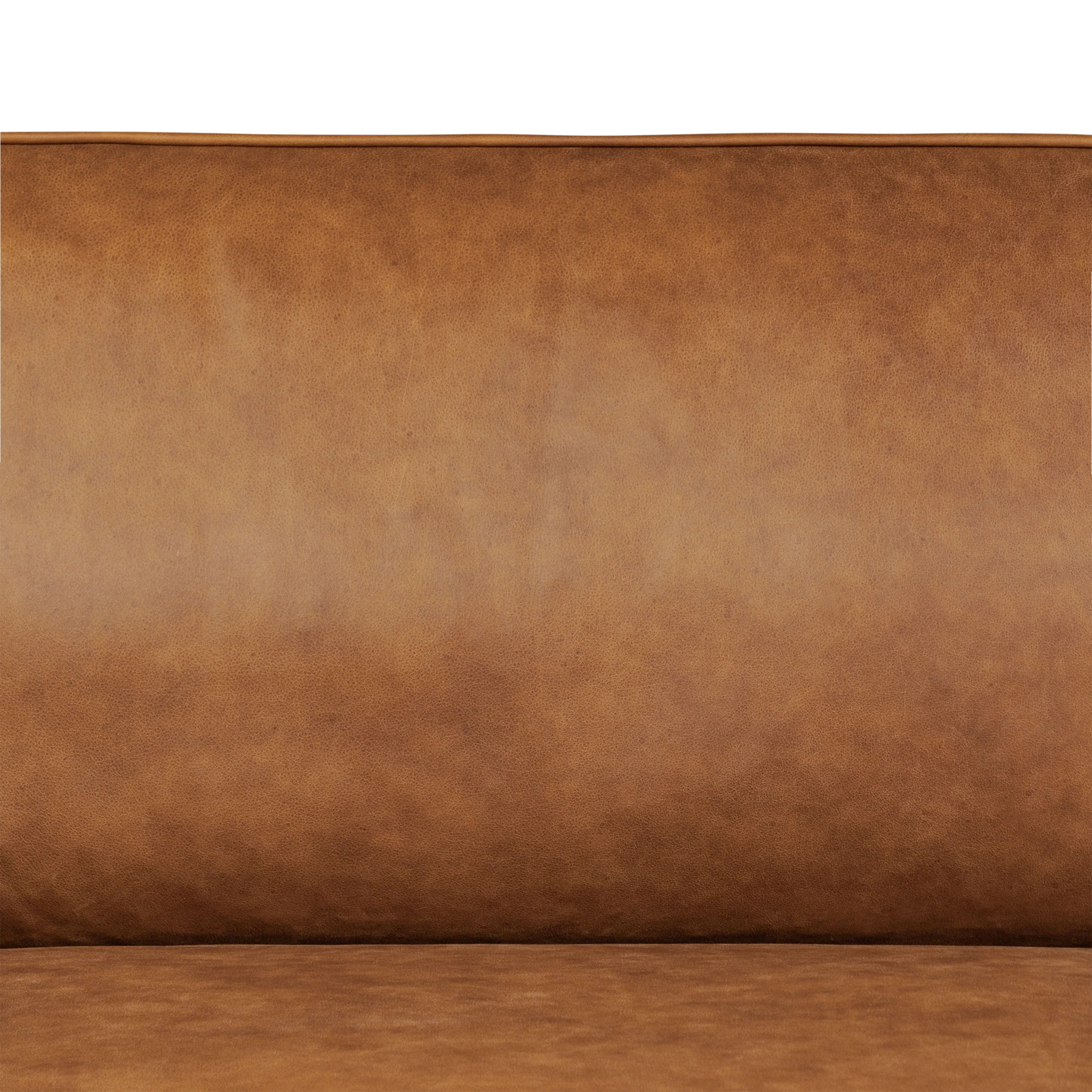 Salo 93" Leather Sofa | Russet Tan - Image 10