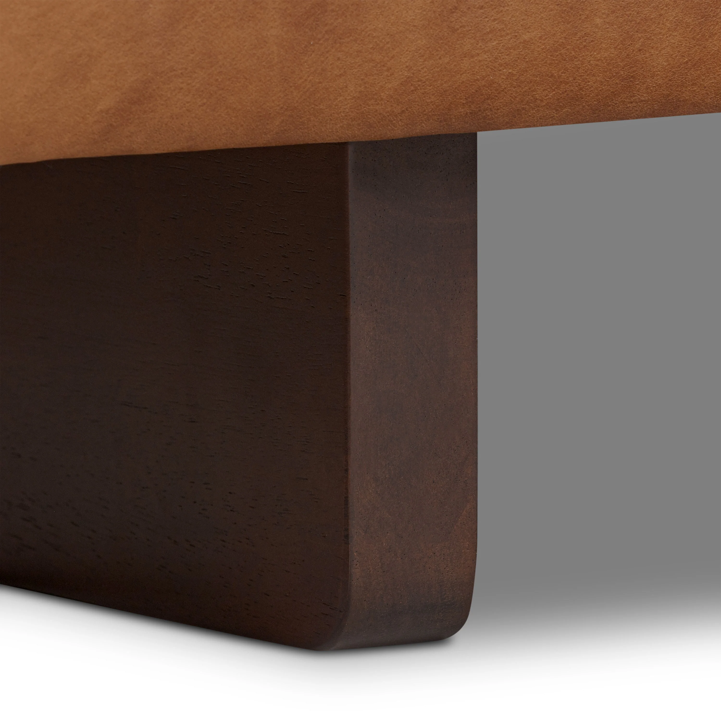 Salo 93" Leather Sofa | Russet Tan - Image 13