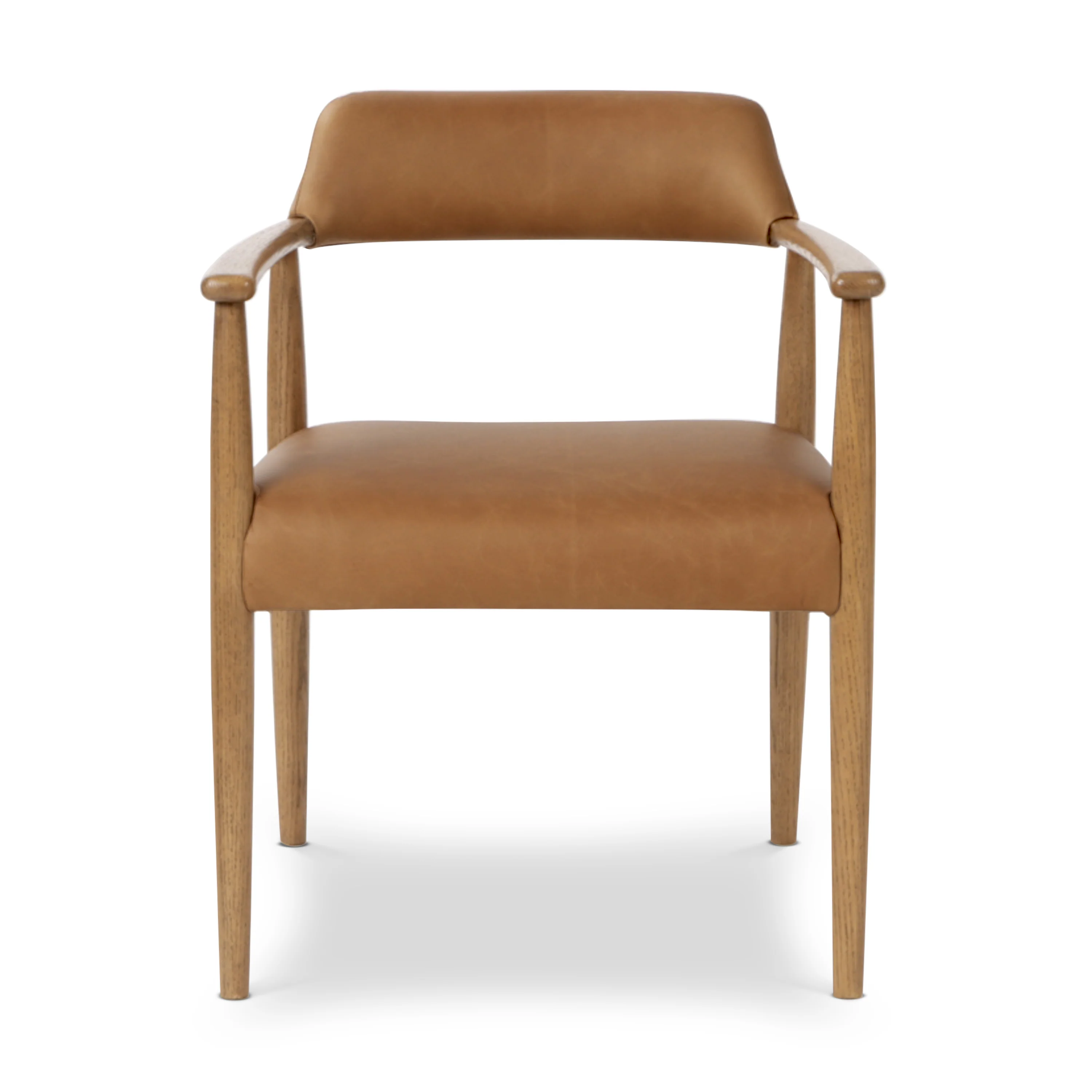 Sento Leather Dining Chair | Waxed Tan - Image 3