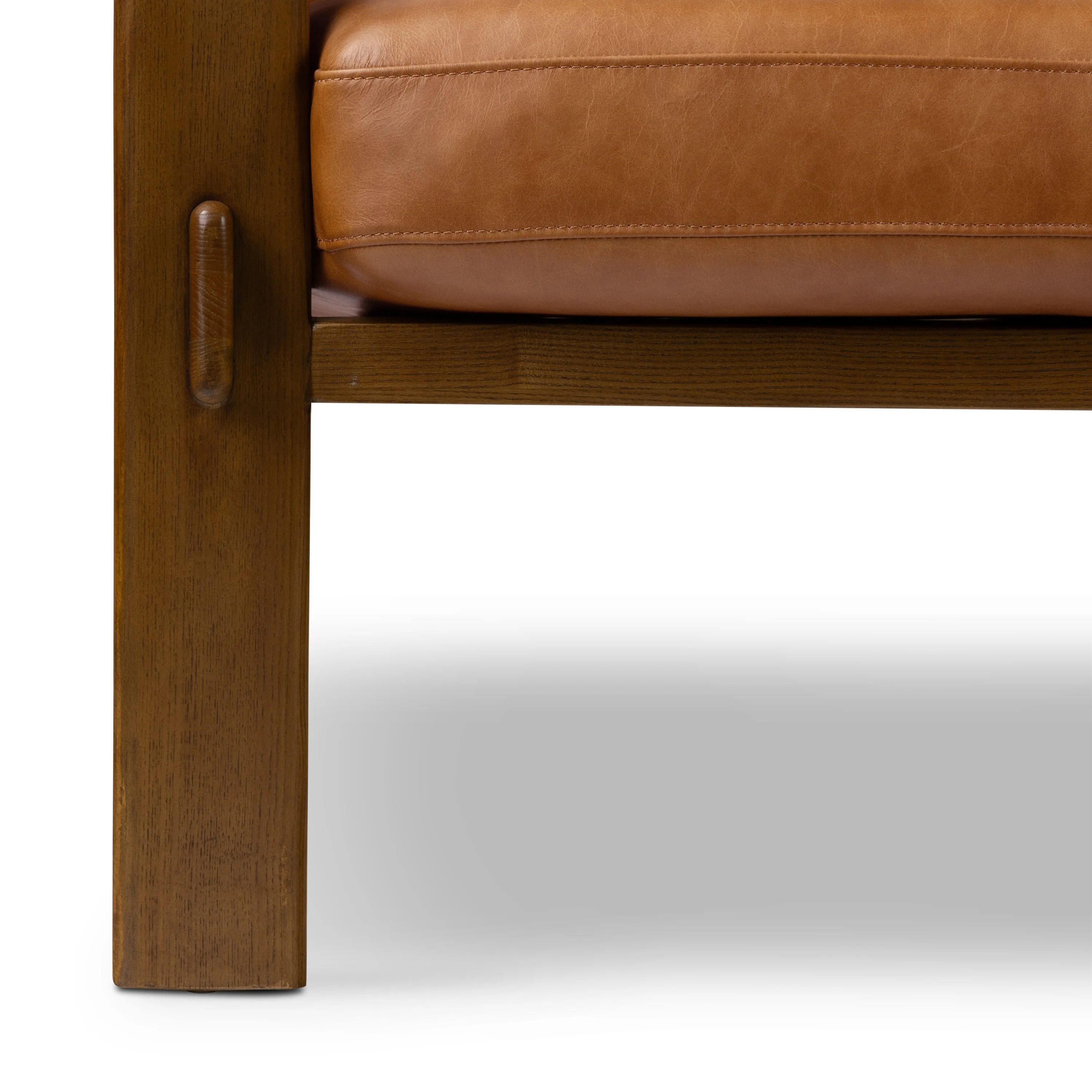Skive Leather Lounge Chair | Cognac Tan - Image 11