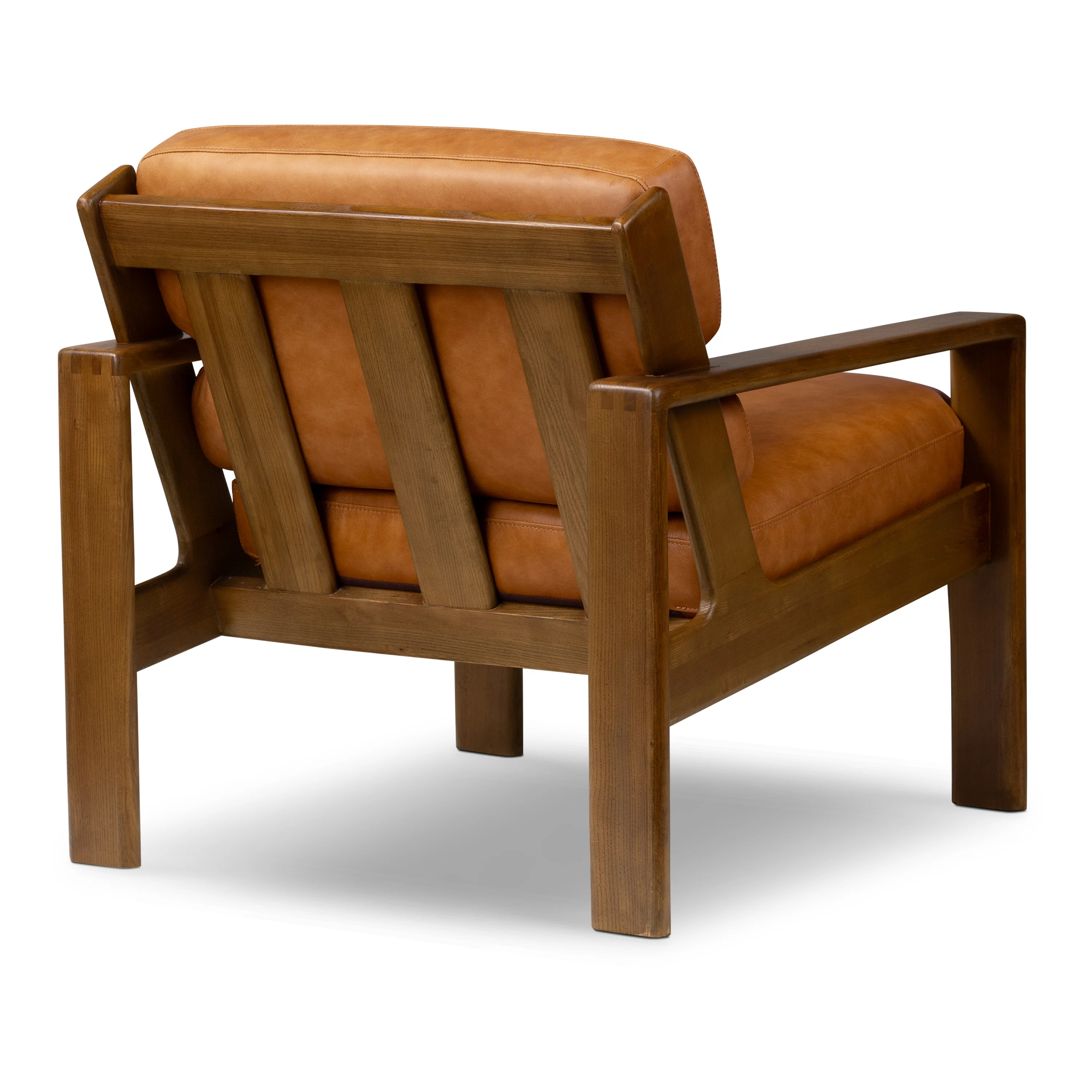 Skive Leather Lounge Chair | Cognac Tan - Image 6