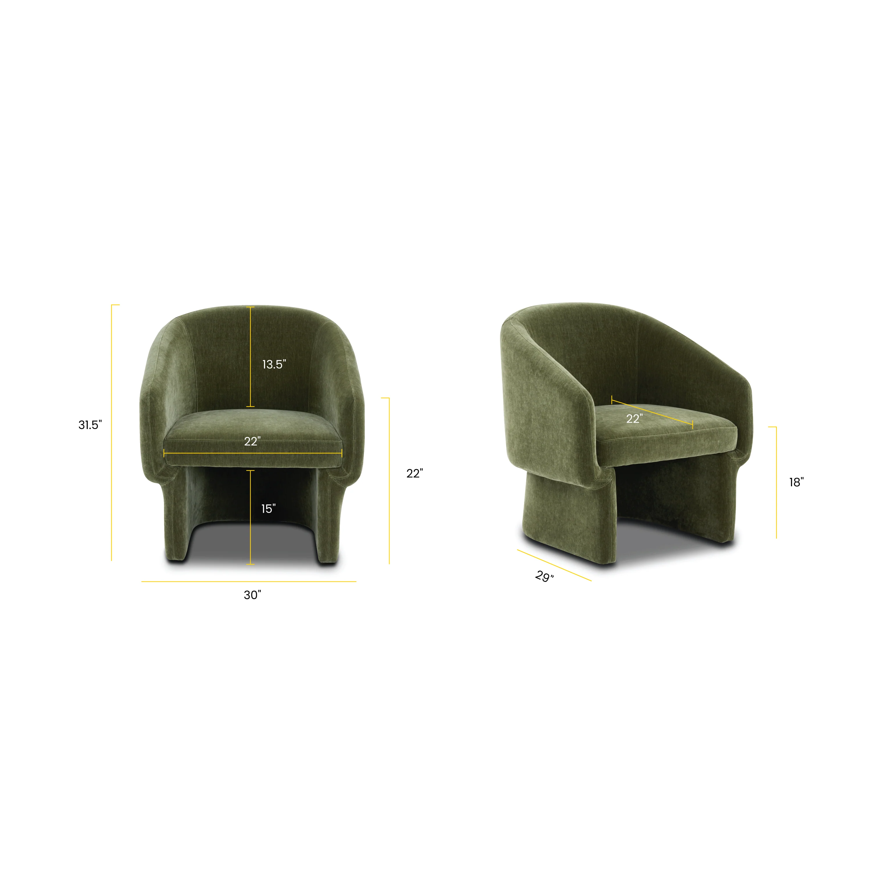 Sloan Lounge Chair | Sagano Green - Image 11