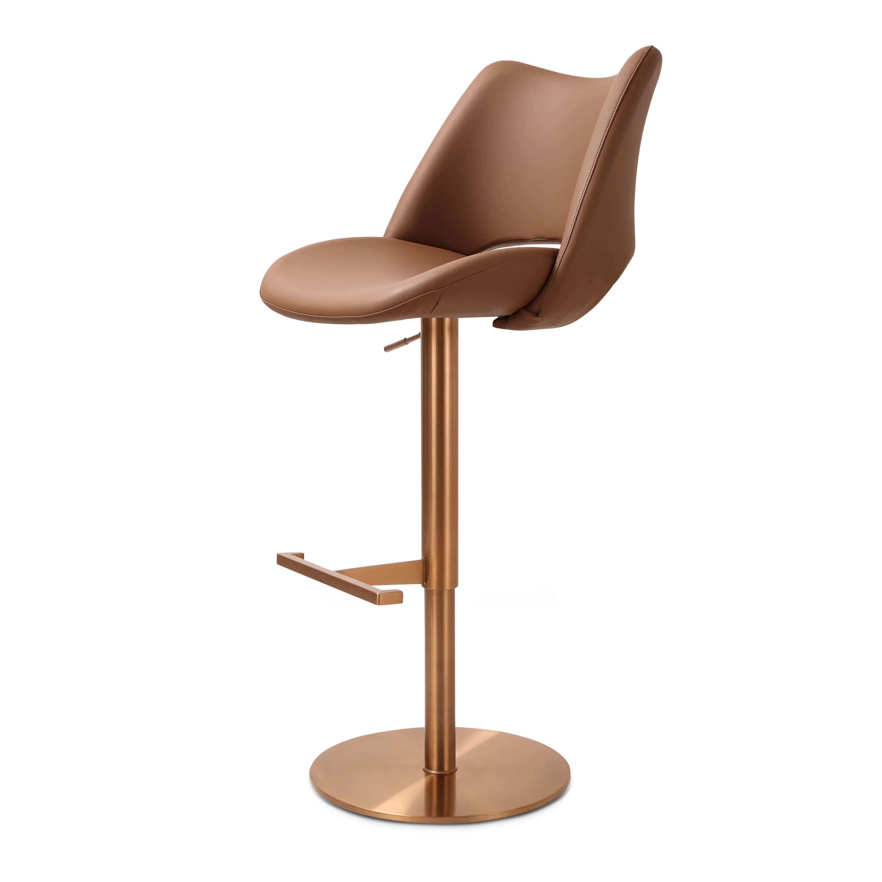 Sola Counter Stool | Cinnamon Brown - Image 3