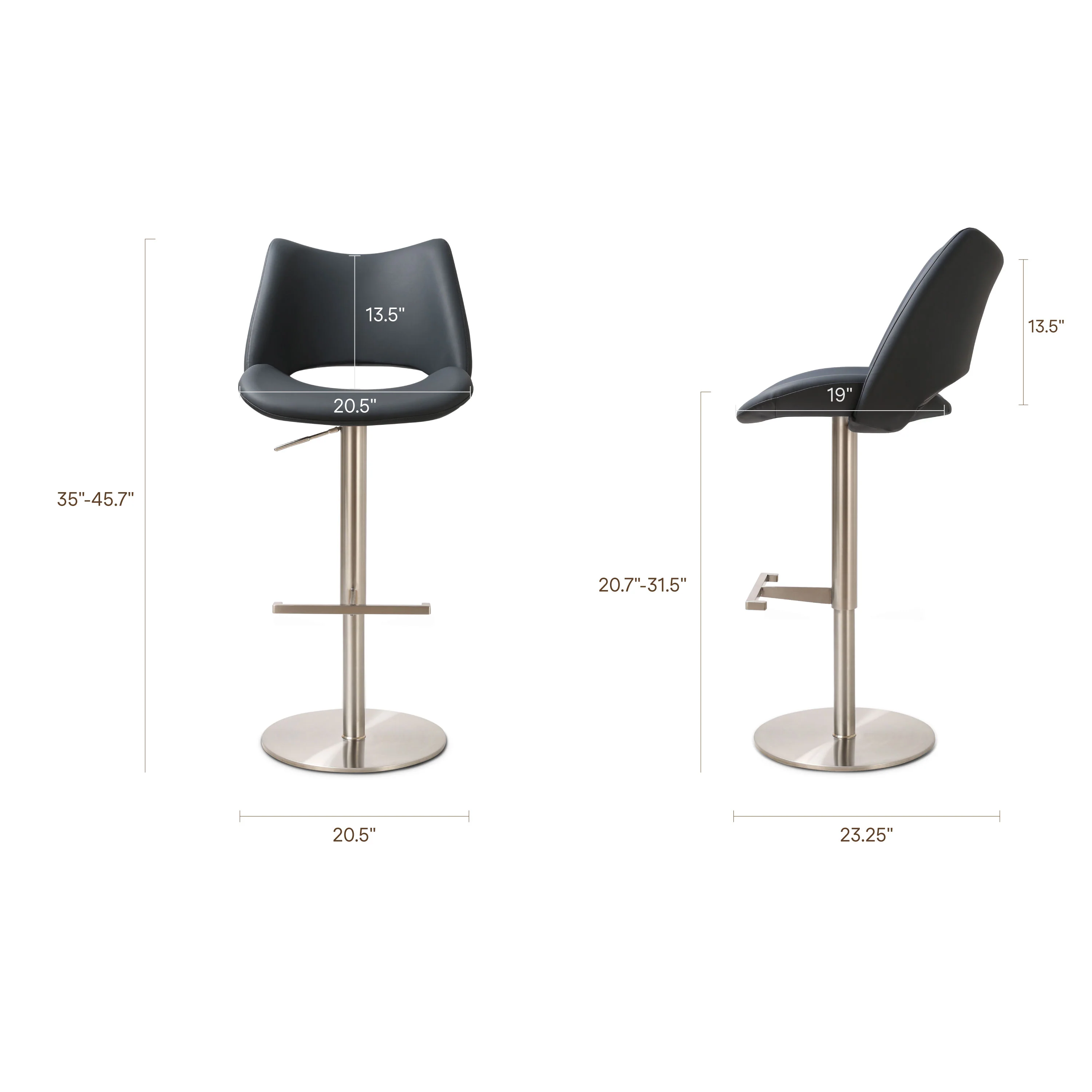 Sola Counter Stool | Navy Blue - Image 11
