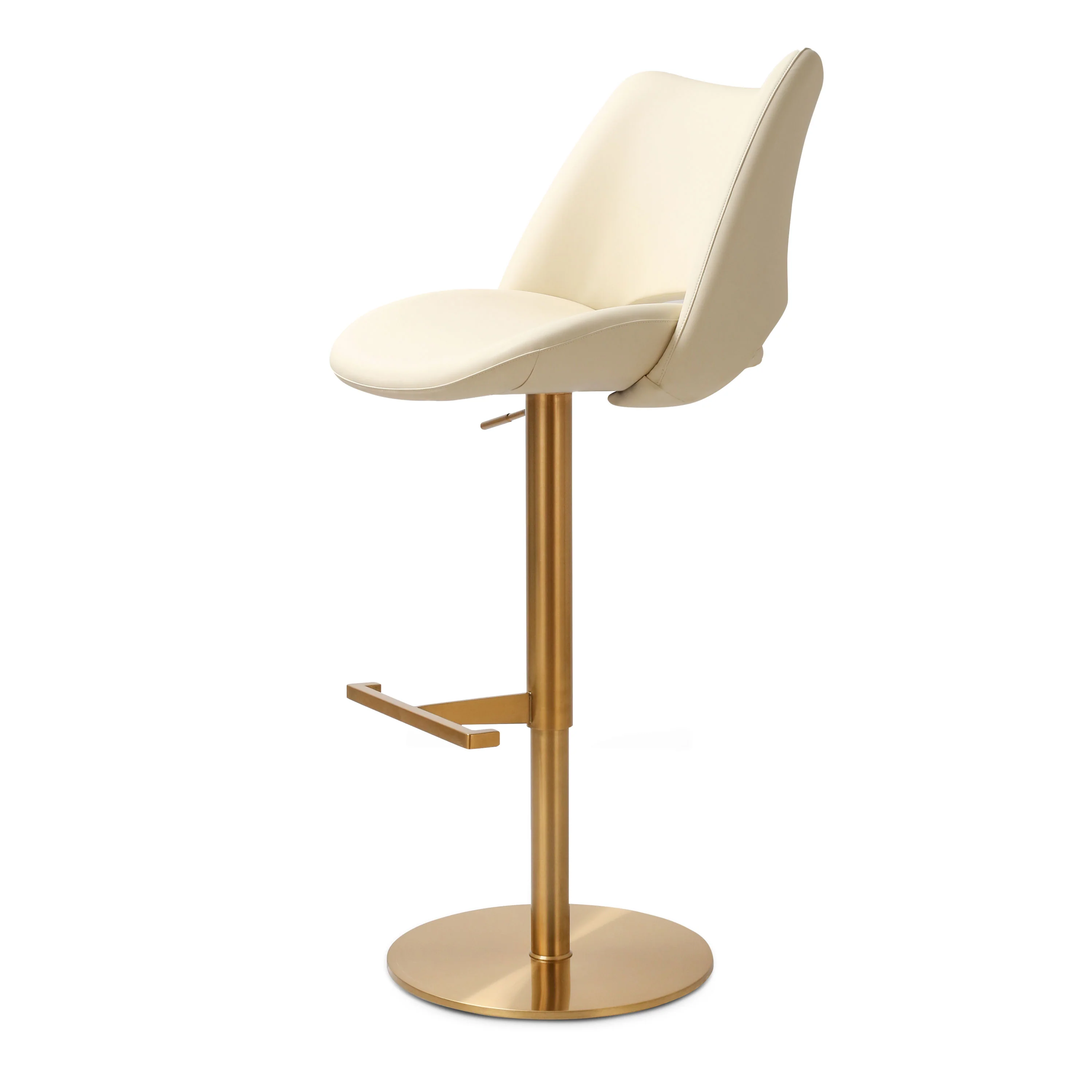 Sola Counter Stool | Off White - Image 3