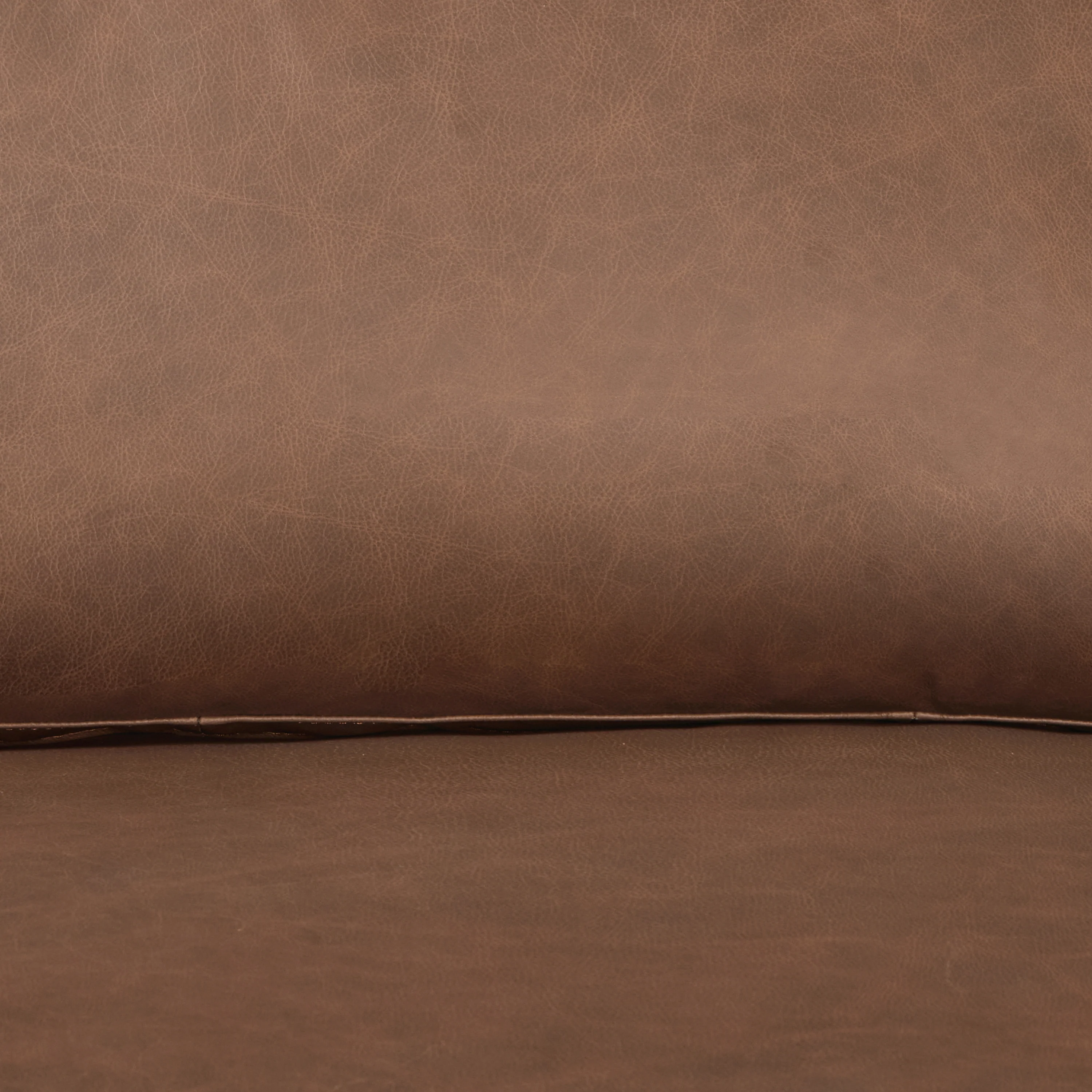 Sorrento 98" Leather L-Shaped Corner Sectional Sofa | Caramel Brown - Image 11
