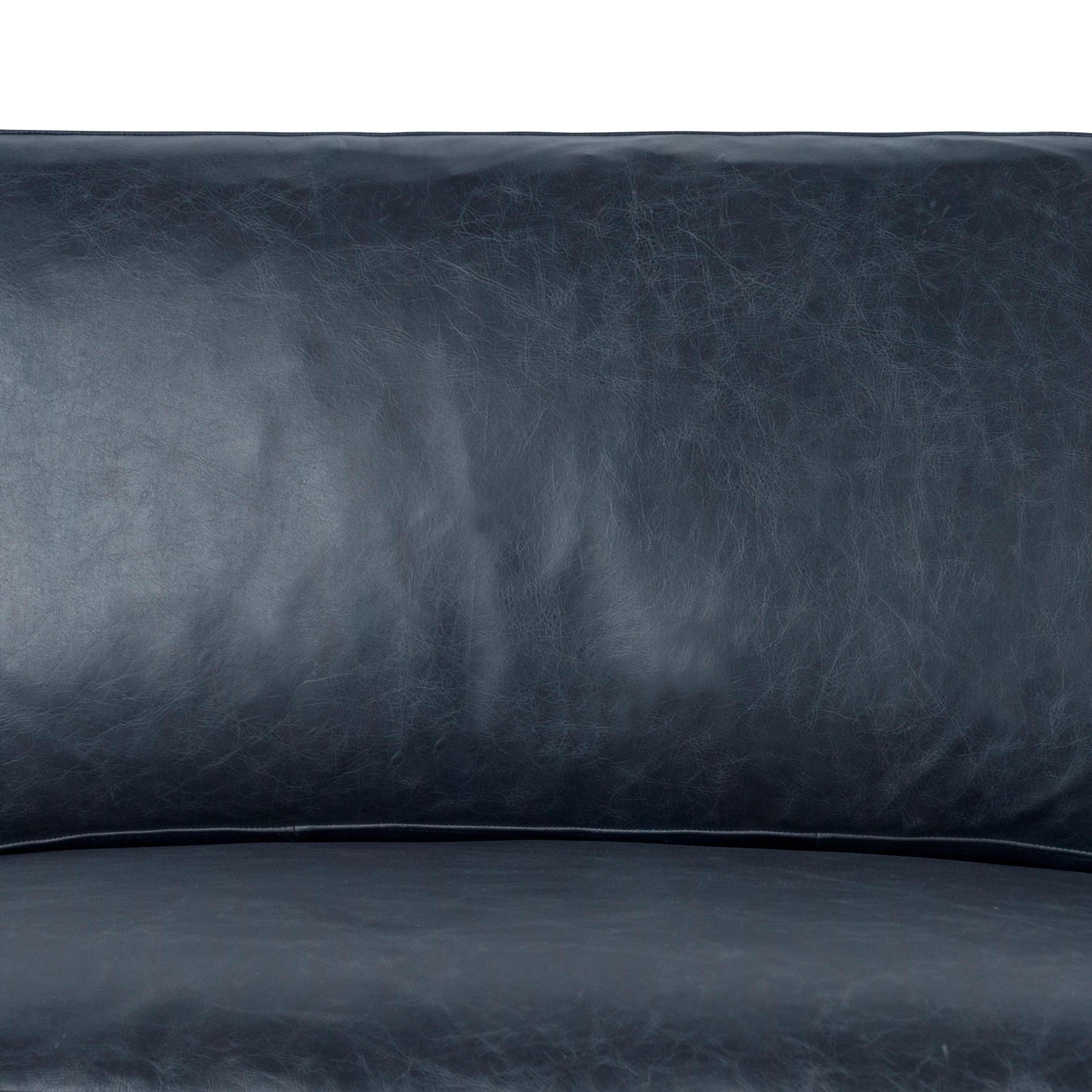 Sorrento 105" Leather Left-Facing Sectional Sofa | Nightfall Blue - Image 10