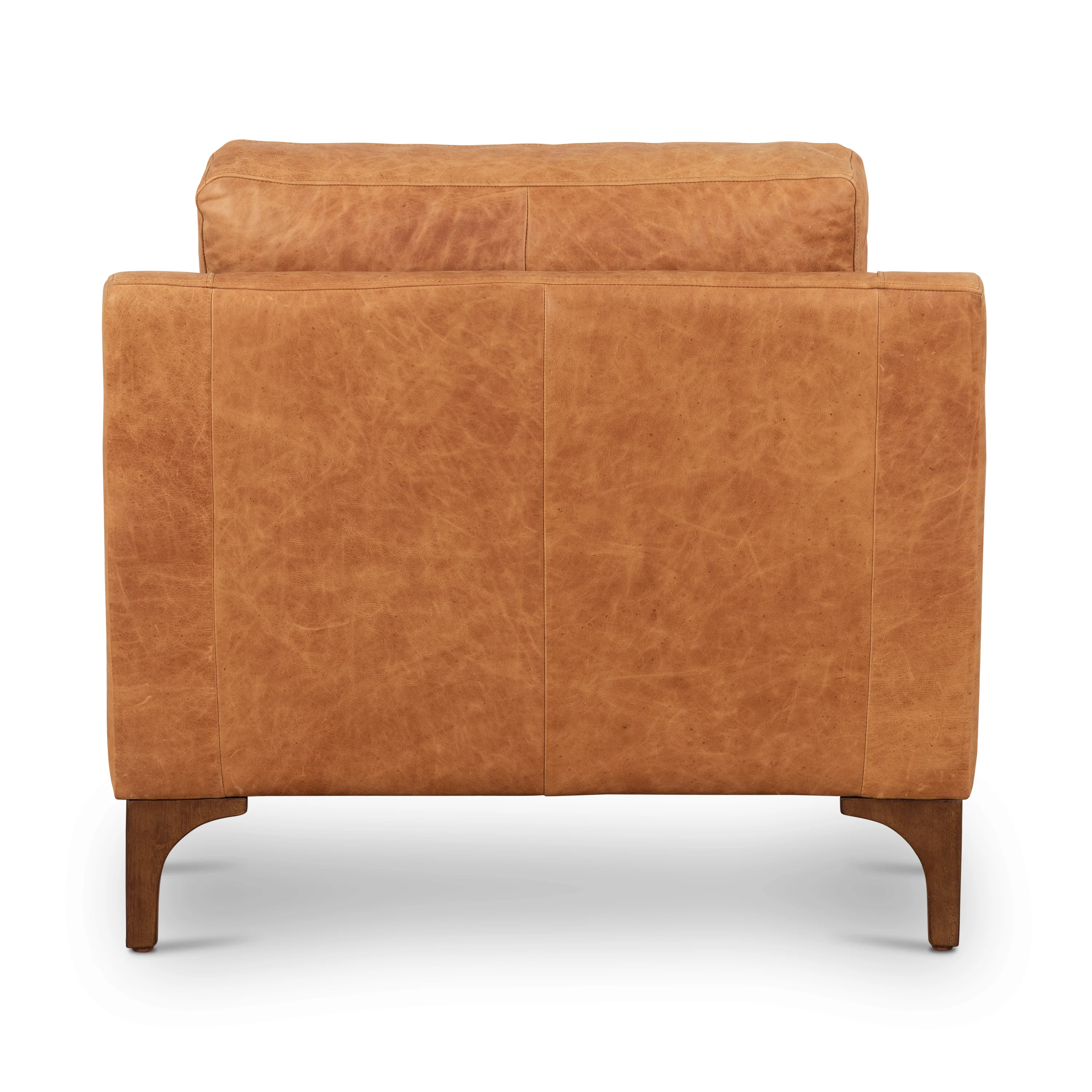 Sorrento Leather Lounge Chair | Cognac Tan - Image 8