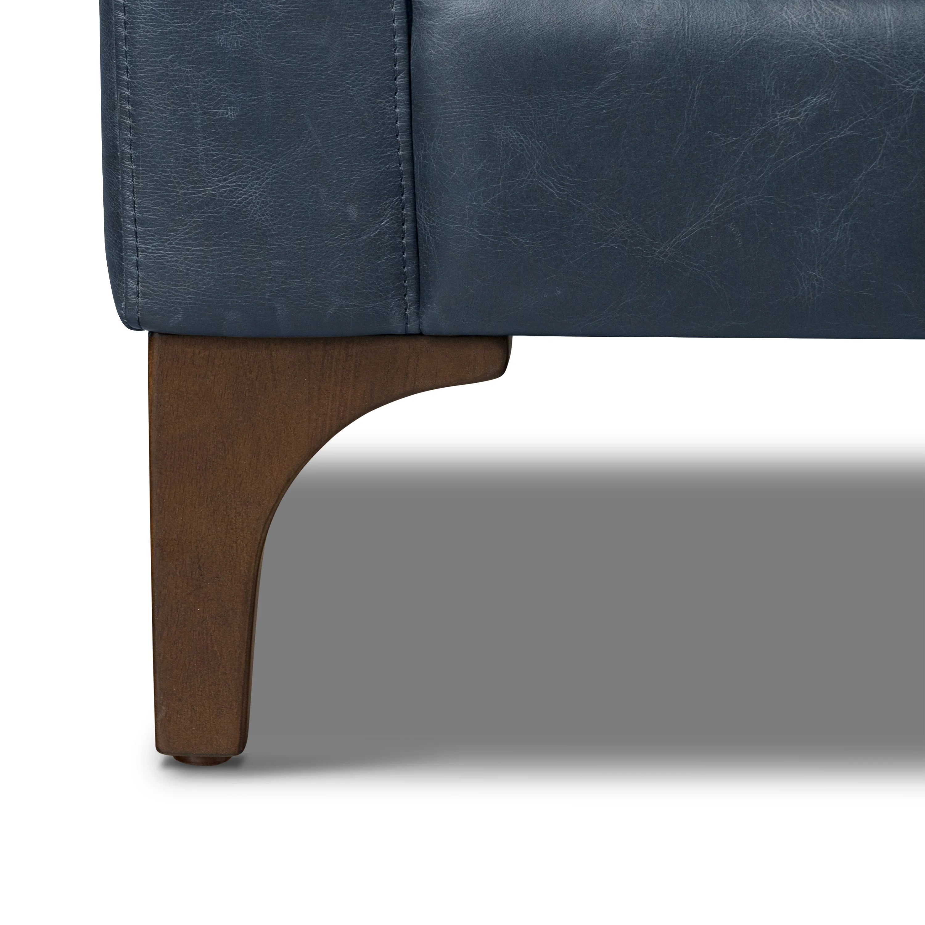 Sorrento Leather Lounge Chair | Nightfall Blue - Image 10