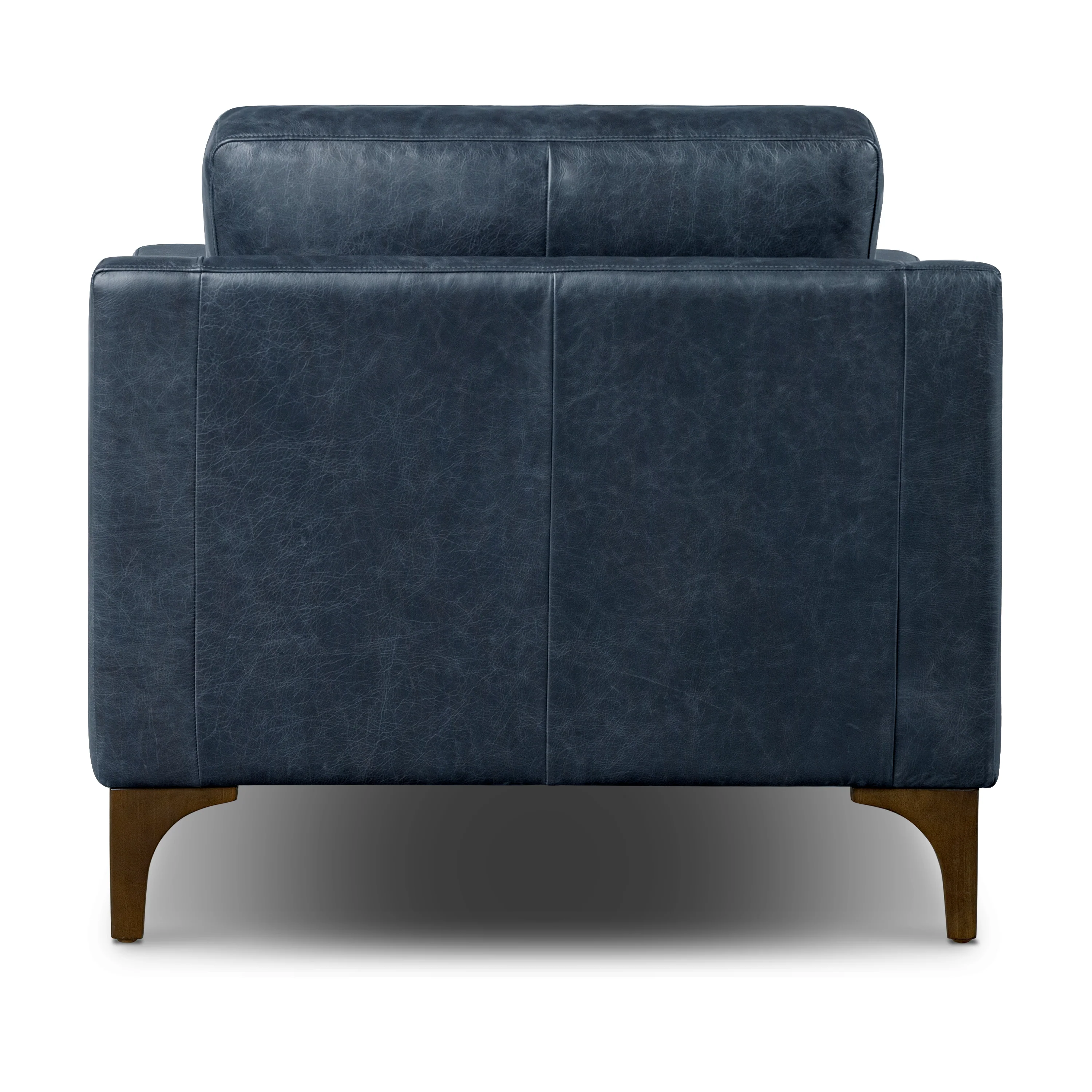 Sorrento Leather Lounge Chair | Nightfall Blue - Image 6