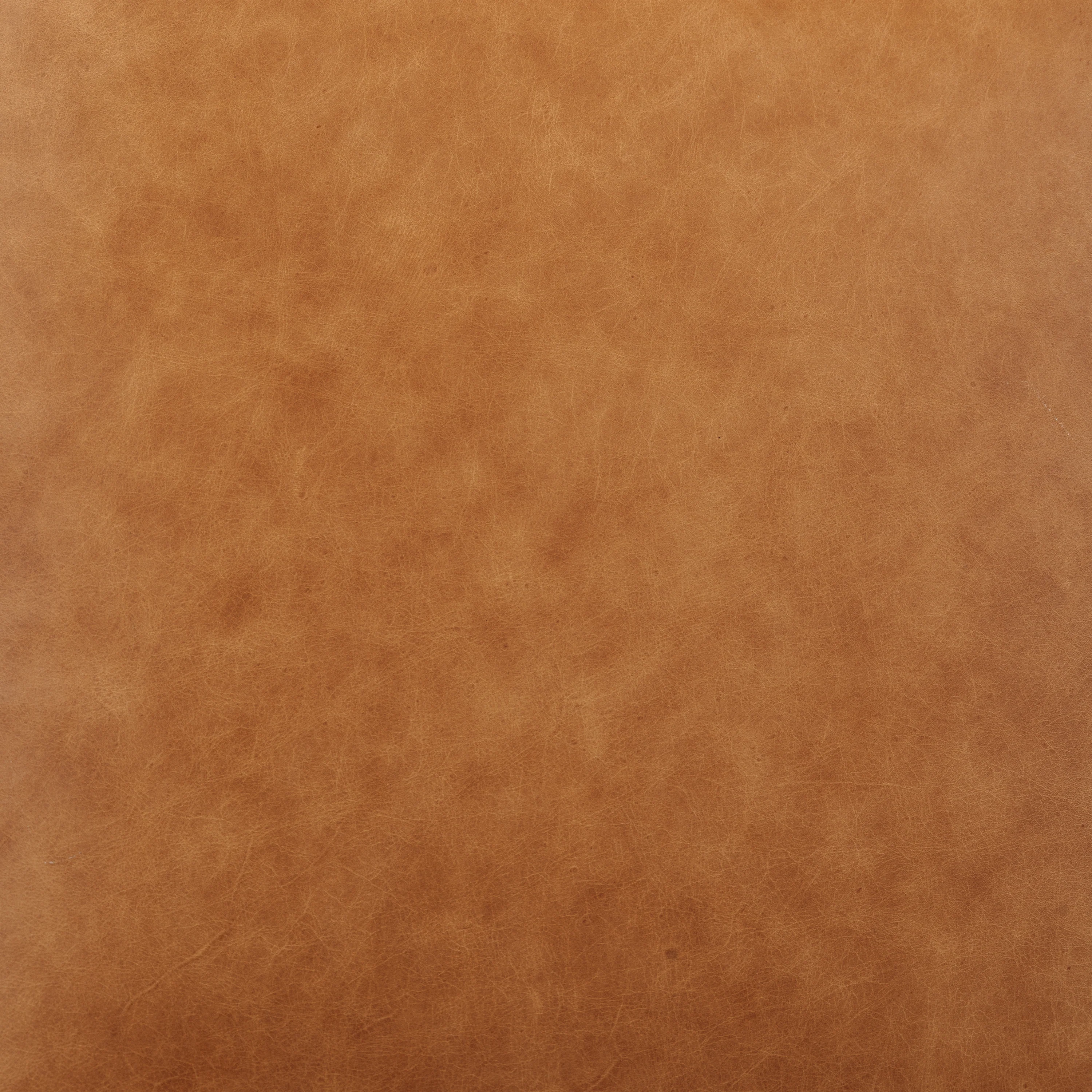 Sorrento Leather Ottoman | Cognac Tan - Image 9