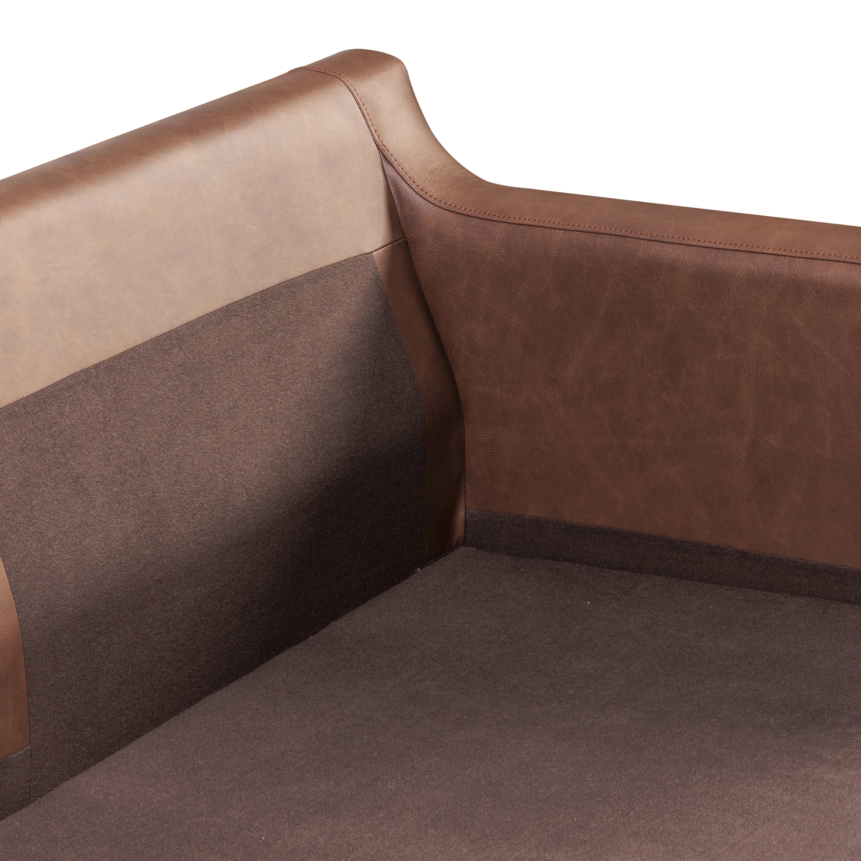 Sorrento 86" Leather Sofa | Caramel Brown - Image 14