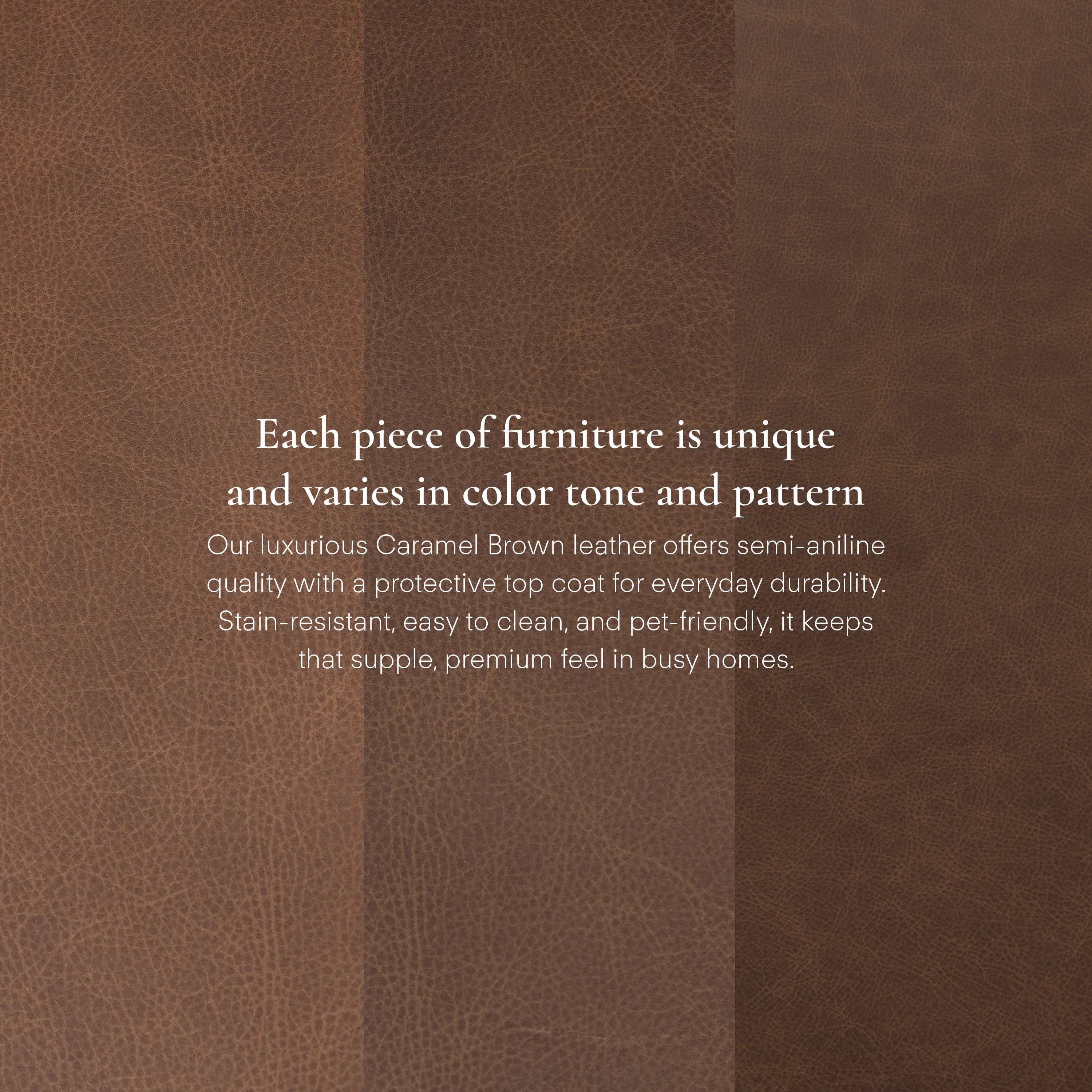 Sorrento 86" Leather Sofa | Caramel Brown - Image 18