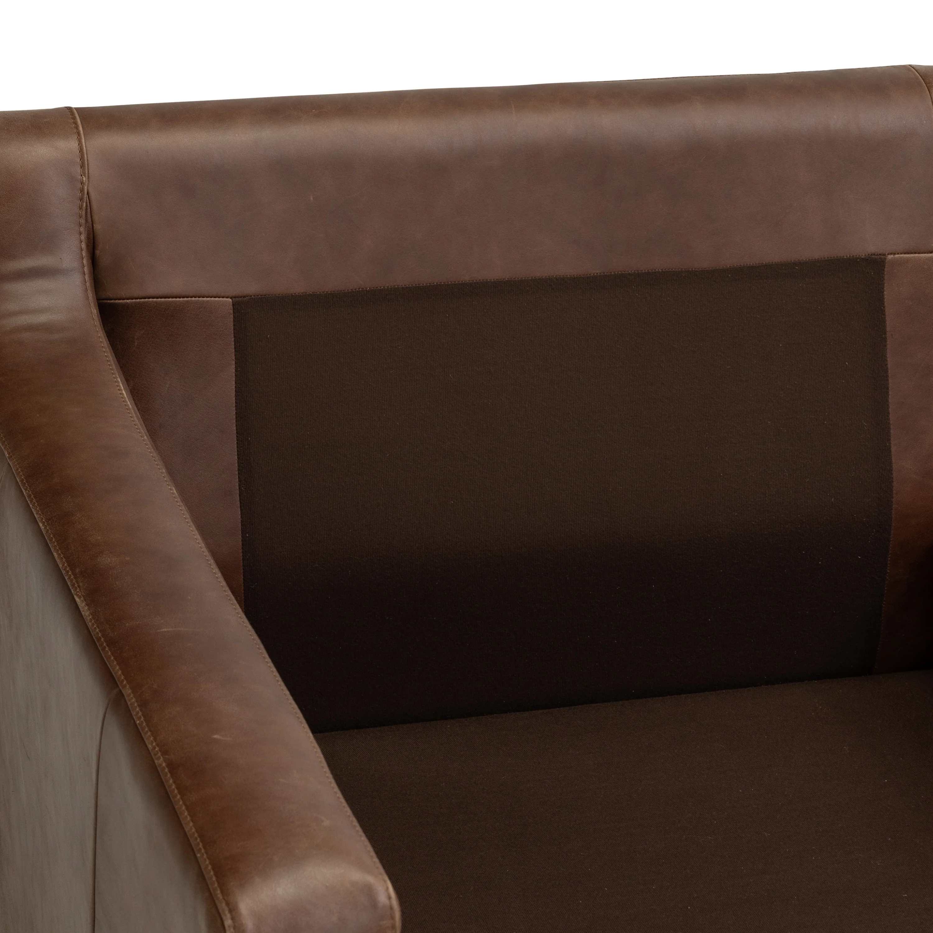 Sorrento 86" Leather Sofa | Chocolate Brown - Image 12