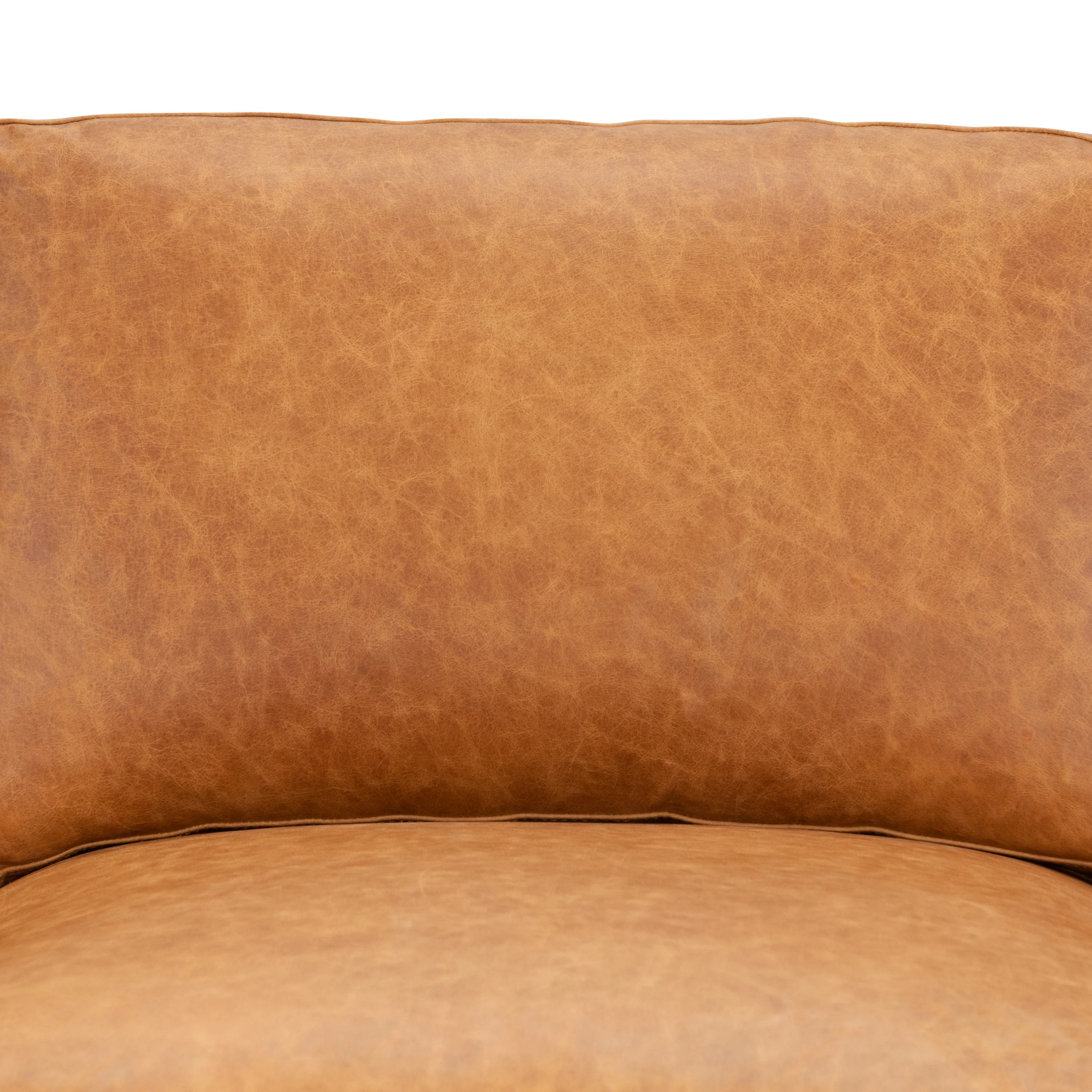 Sorrento 86" Leather Sofa | Cognac Tan - Image 11