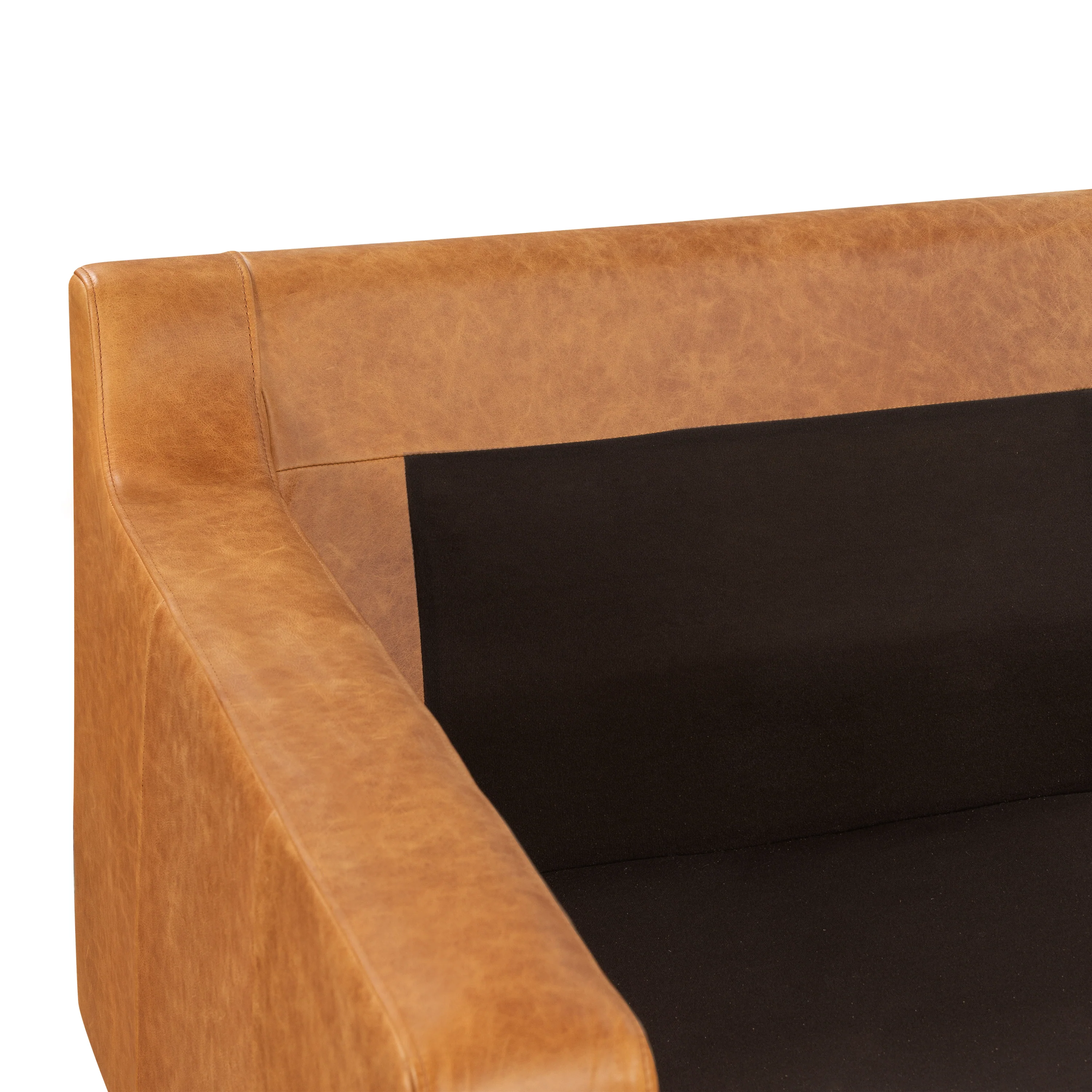 Sorrento 86" Leather Sofa | Cognac Tan - Image 15