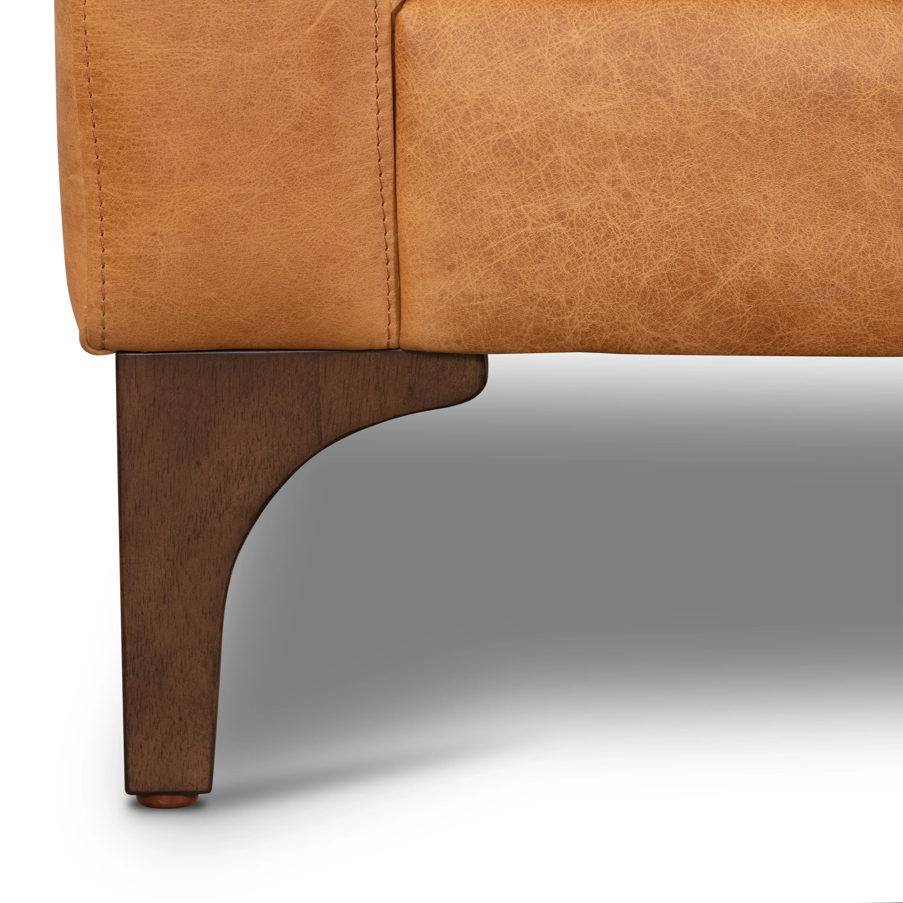 Sorrento 86" Leather Sofa | Cognac Tan - Image 17