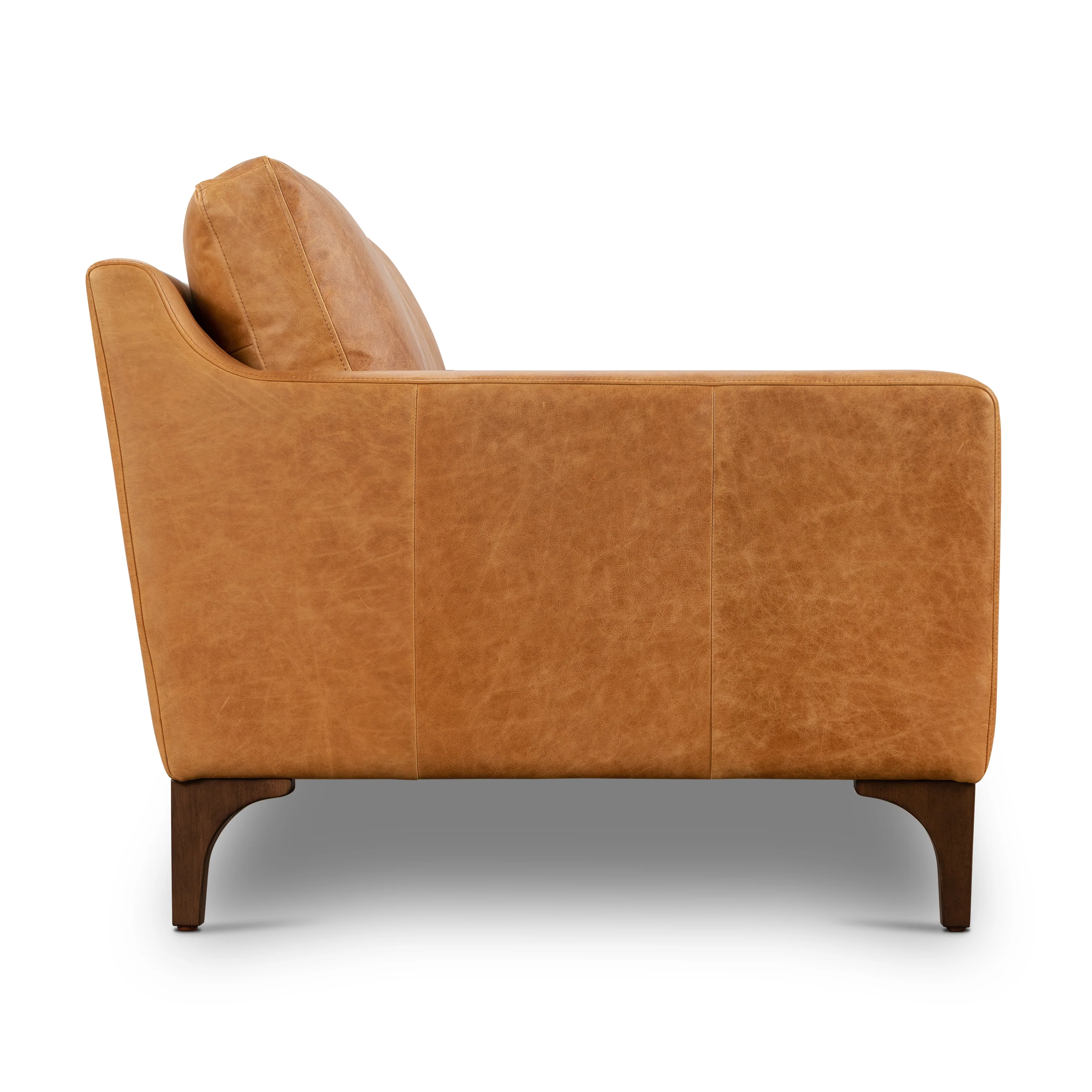 Sorrento 86" Leather Sofa | Cognac Tan - Image 7