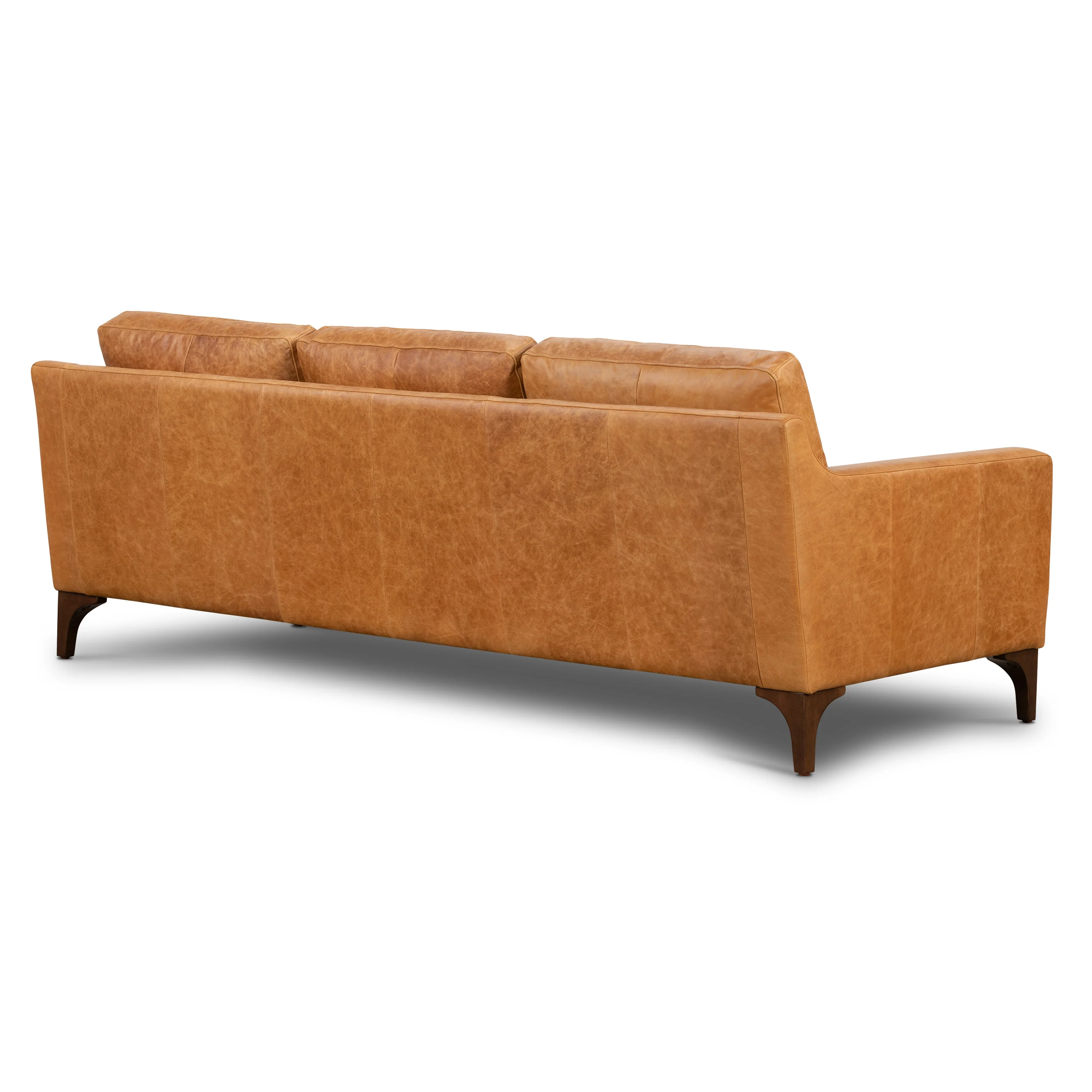Sorrento 86" Leather Sofa | Cognac Tan - Image 8