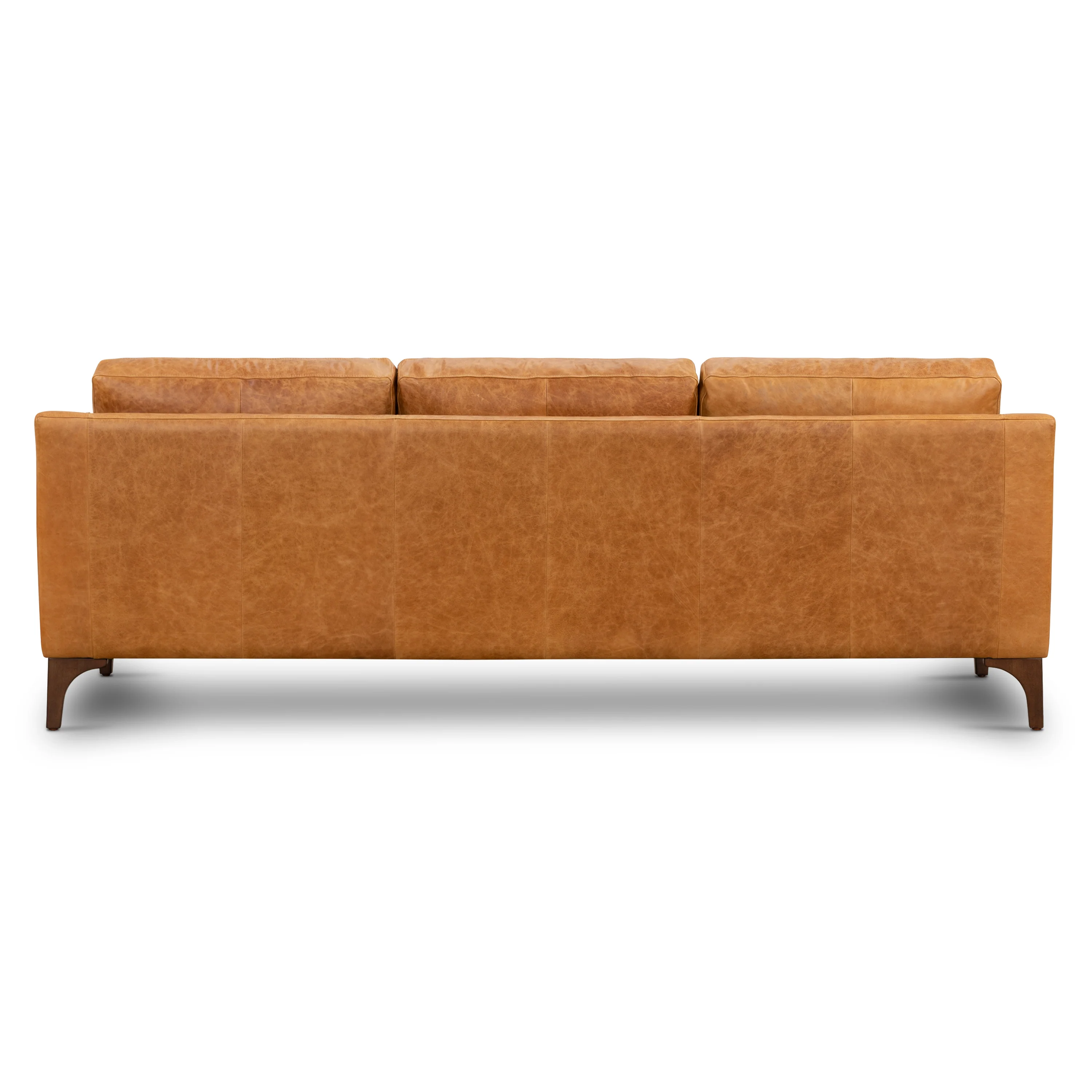 Sorrento 86" Leather Sofa | Cognac Tan - Image 9