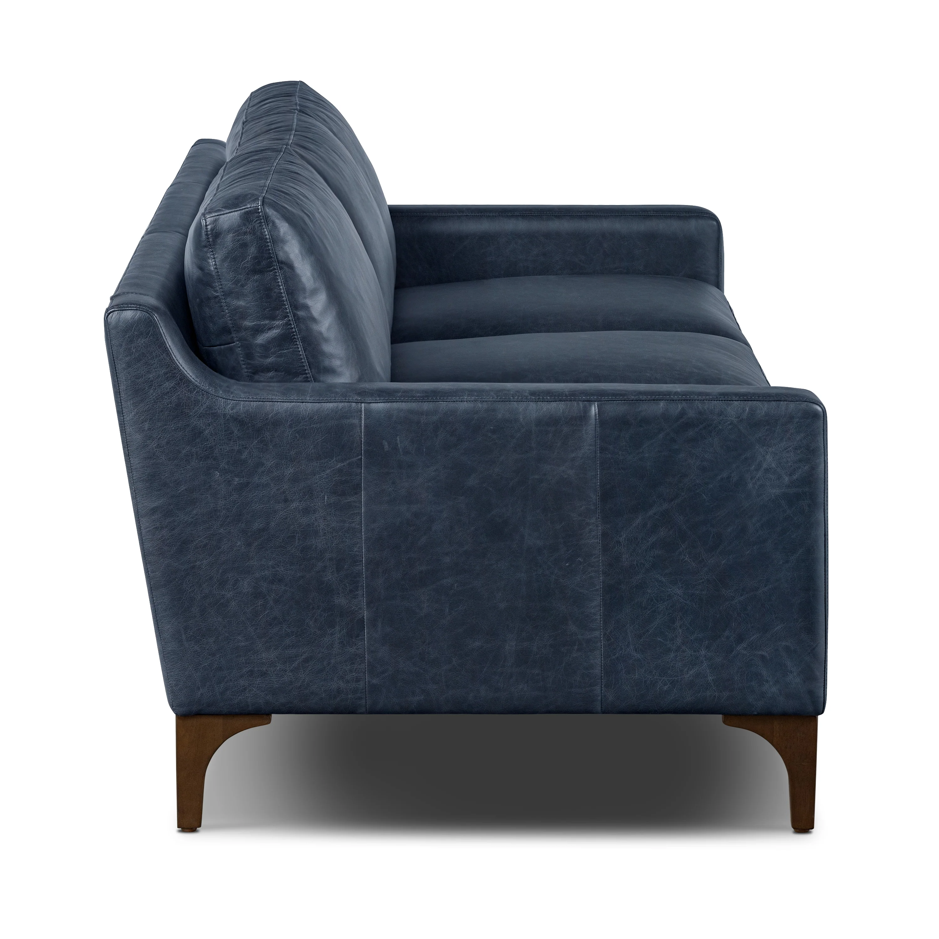 Sorrento 86" Leather Sofa | Nightfall Blue - Image 6