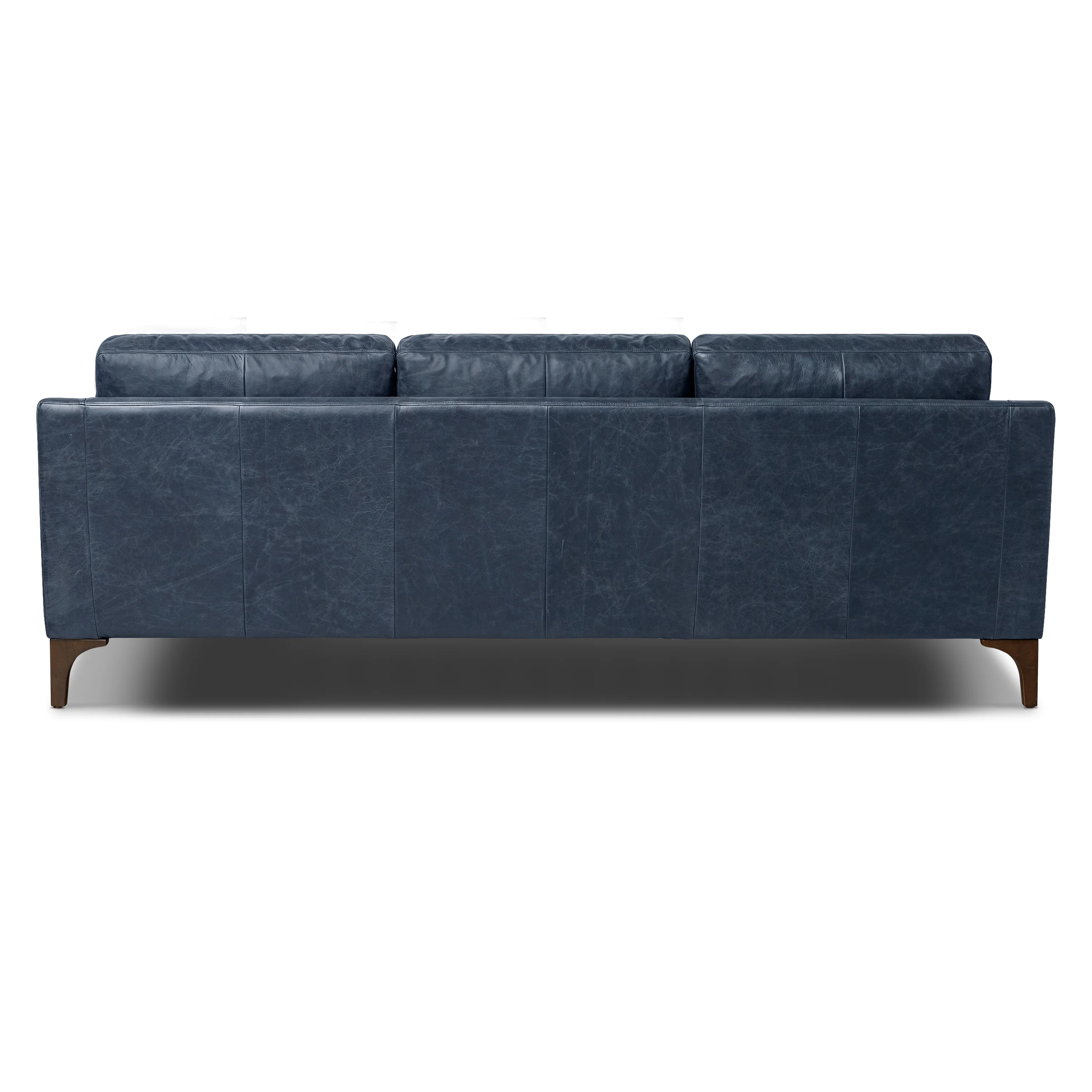 Sorrento 86" Leather Sofa | Nightfall Blue - Image 8