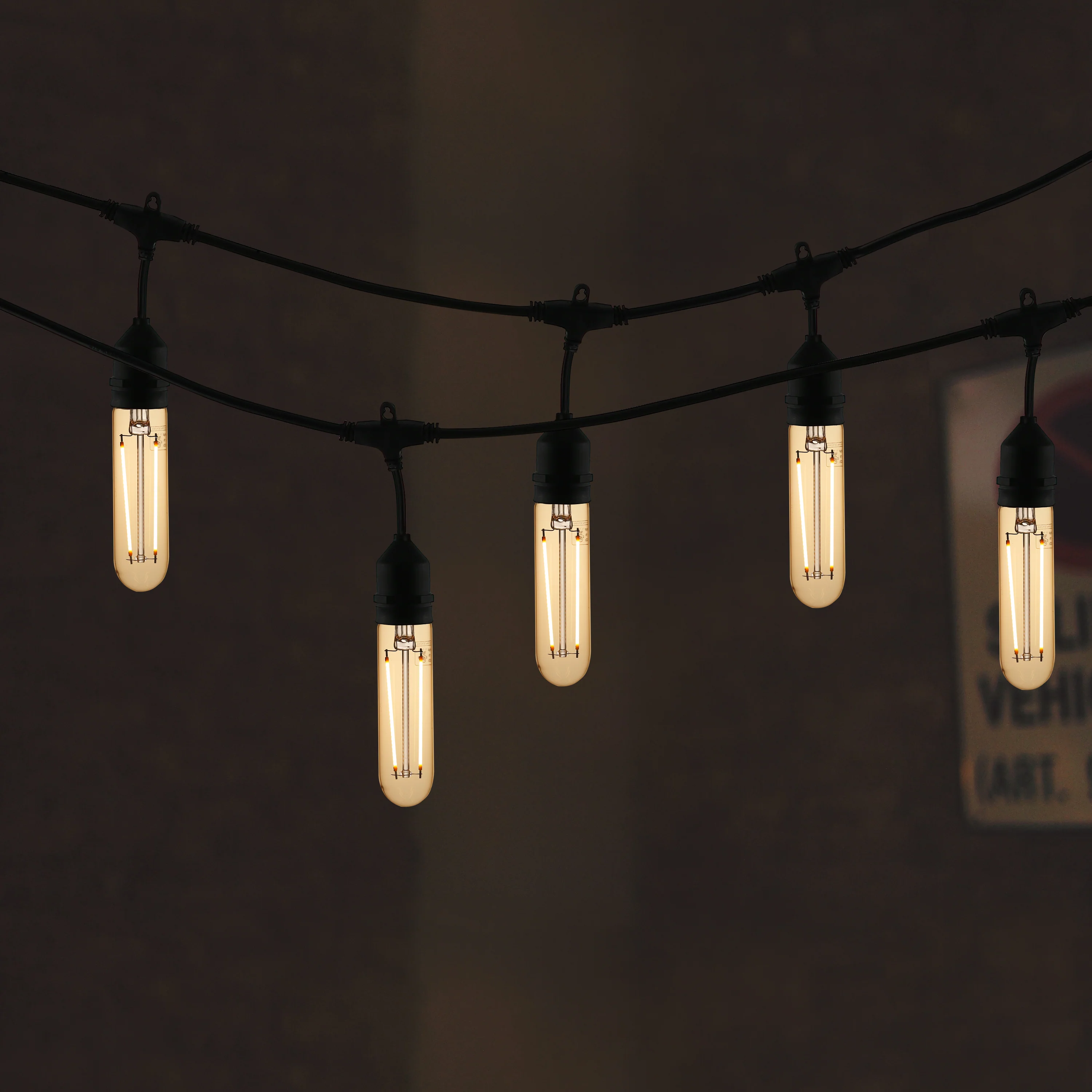 Sovana T10 / 4.9" Clear LED Filament Light Bulbs | Clear | Set of 6 - Image 4
