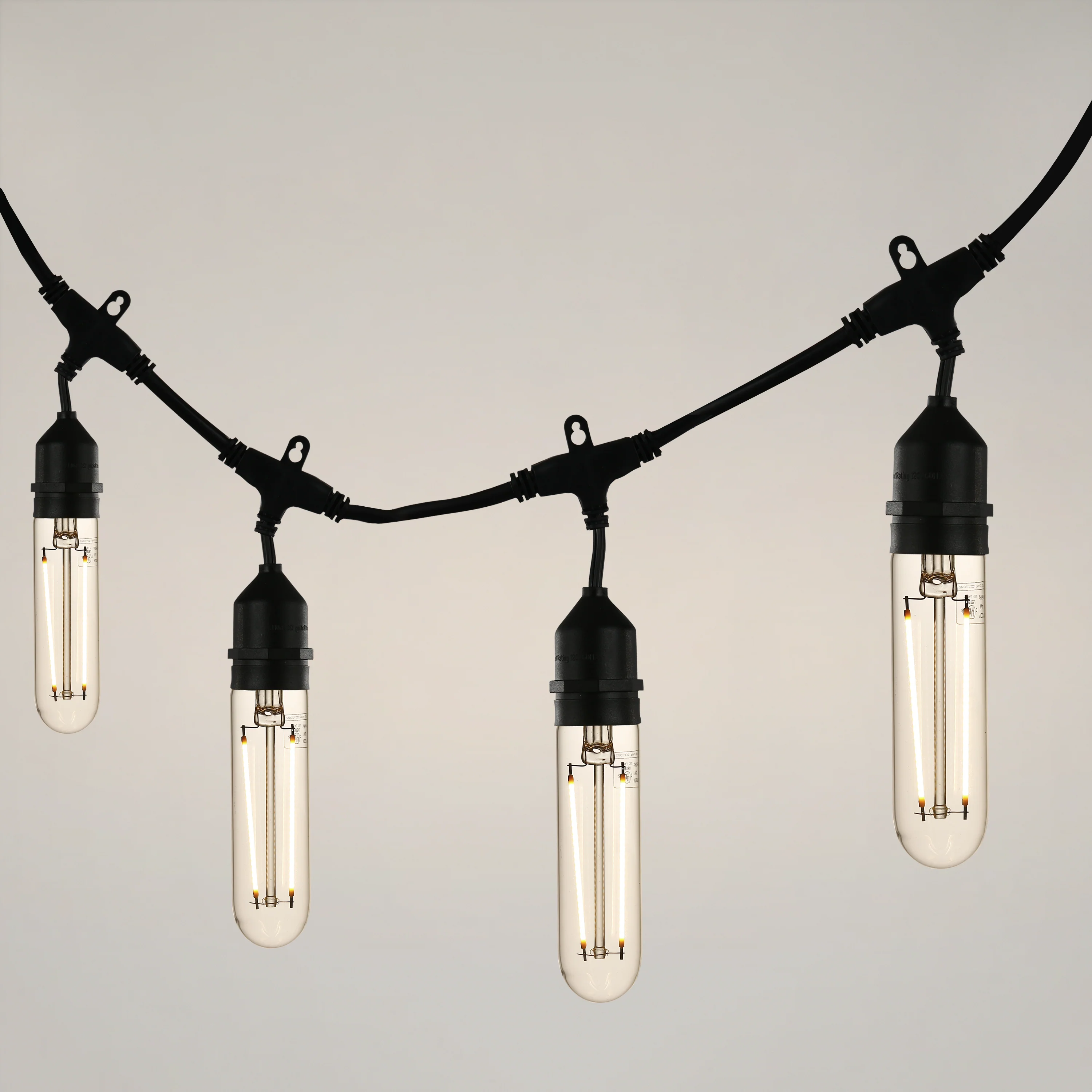 Sovana T10 / 4.9" Clear LED Filament Light Bulbs | Clear | Set of 6 - Image 8