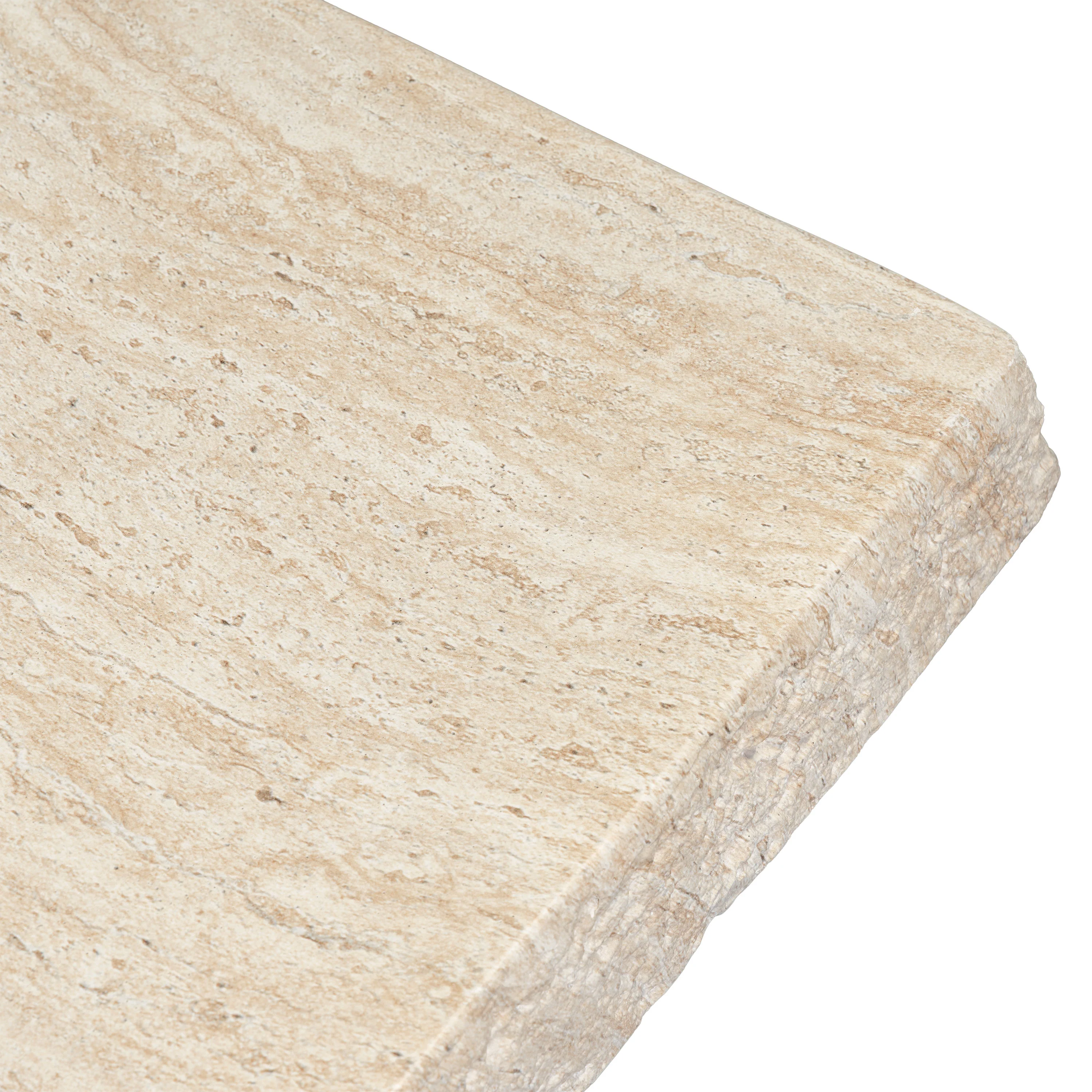 Stilo 35" Coffee Table | Travertine - Image 10