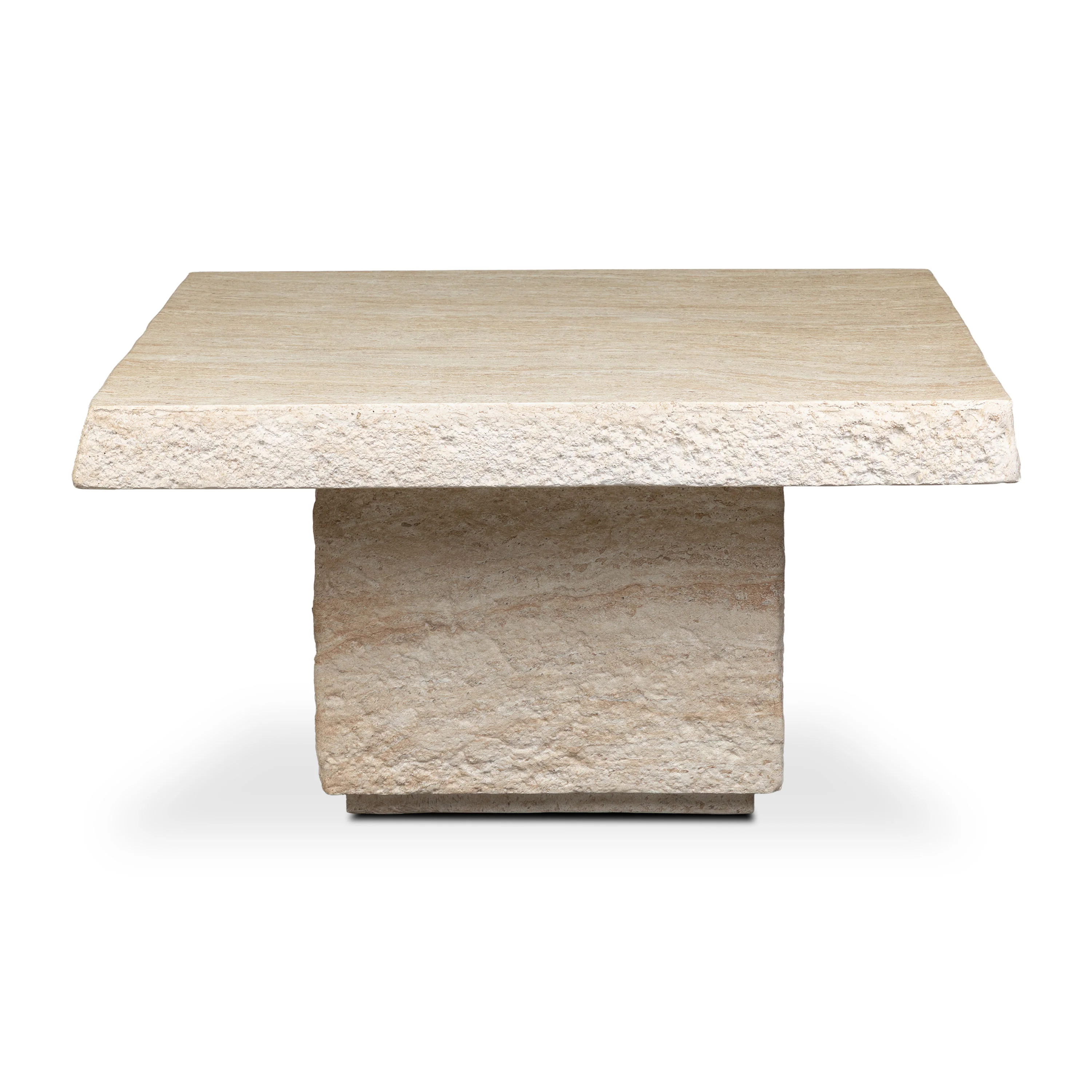 Stilo 35" Coffee Table | Travertine - Image 3