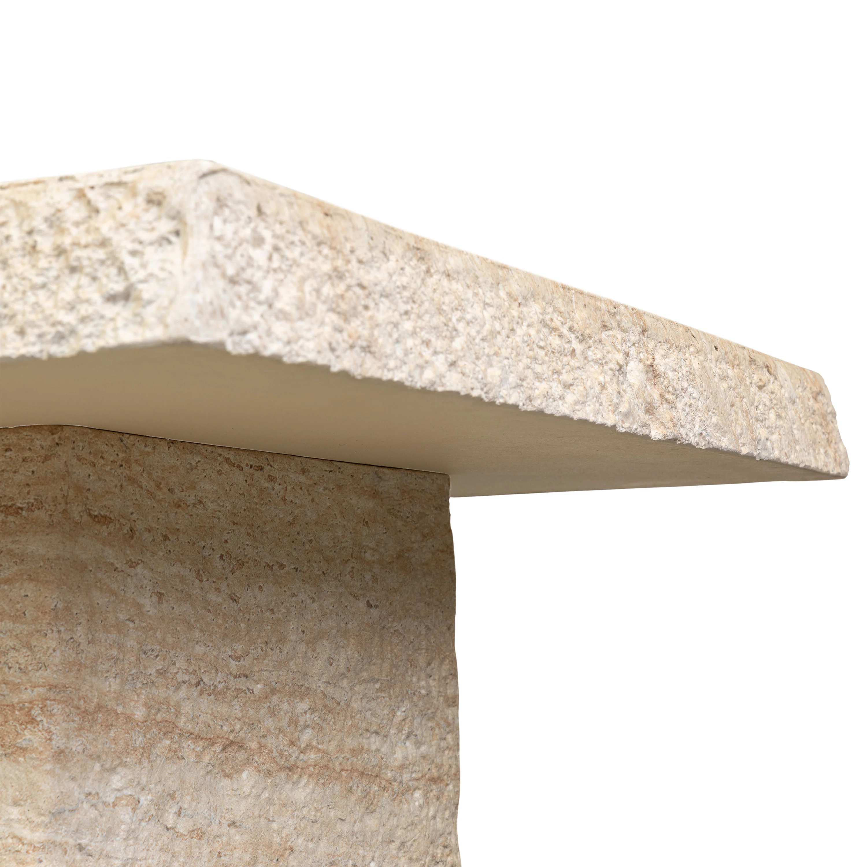 Stilo 35" Coffee Table | Travertine - Image 4