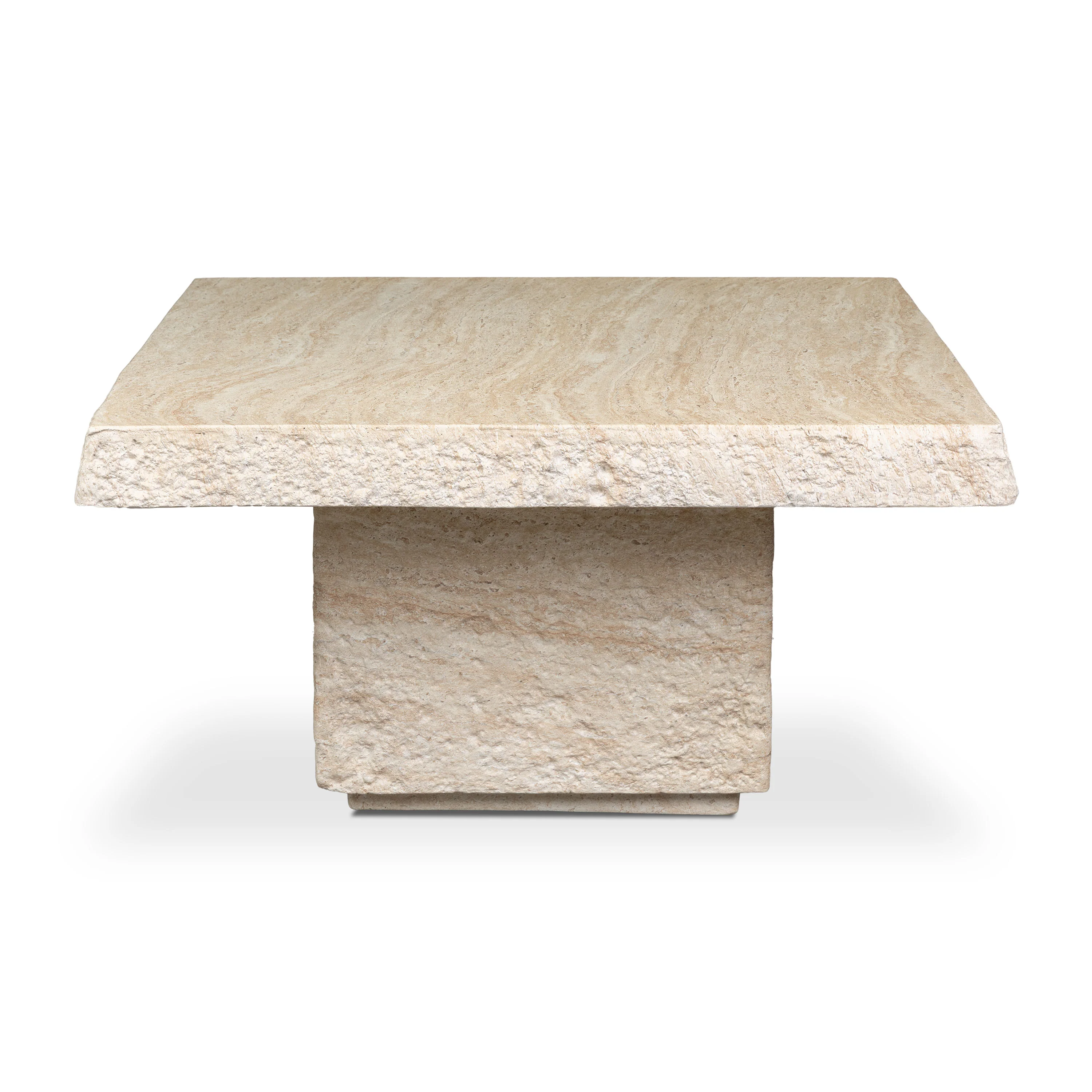 Stilo 35" Coffee Table | Travertine - Image 8
