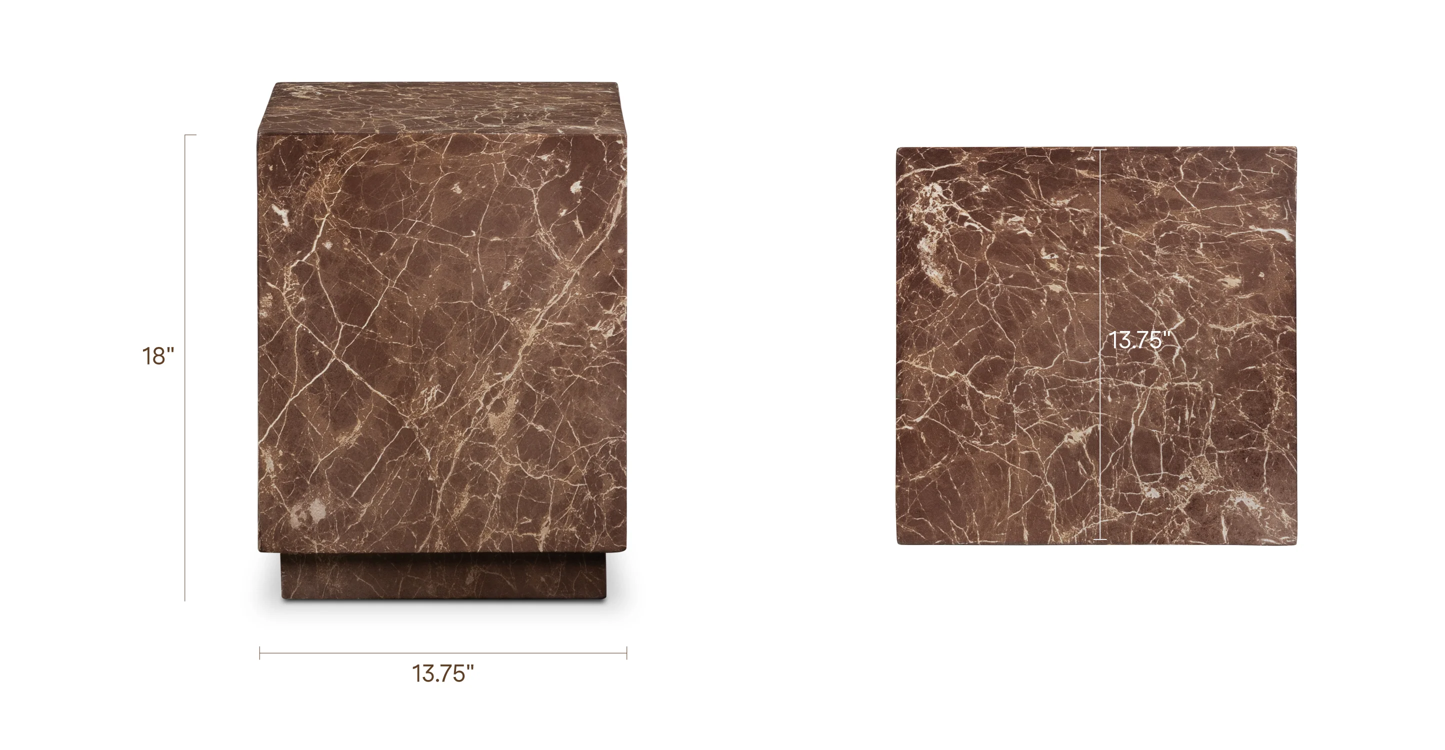 Stova 13.75" Side Table | Bordeaux Red - Image 11