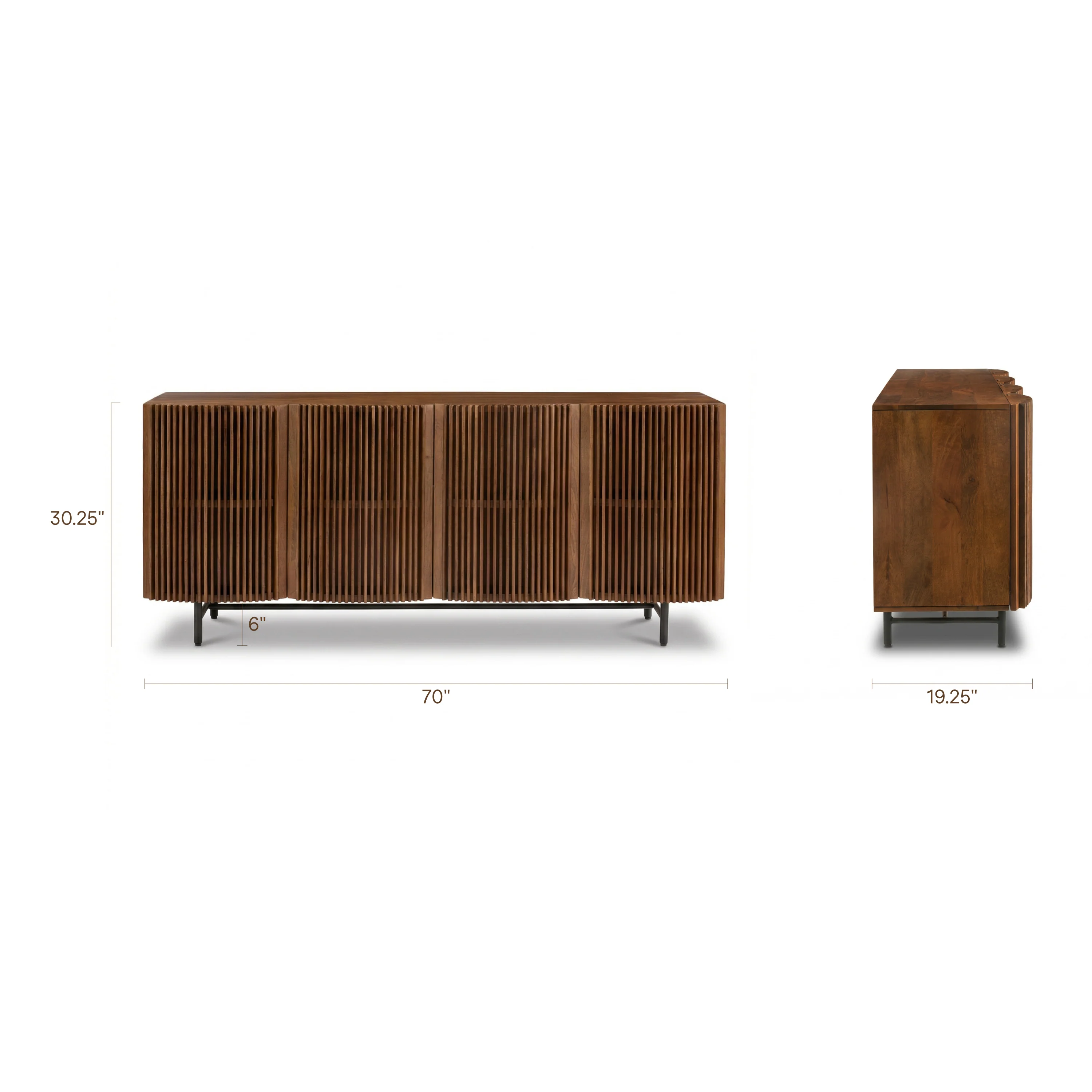 Sumi Sideboard (70") | English Walnut - Image 10