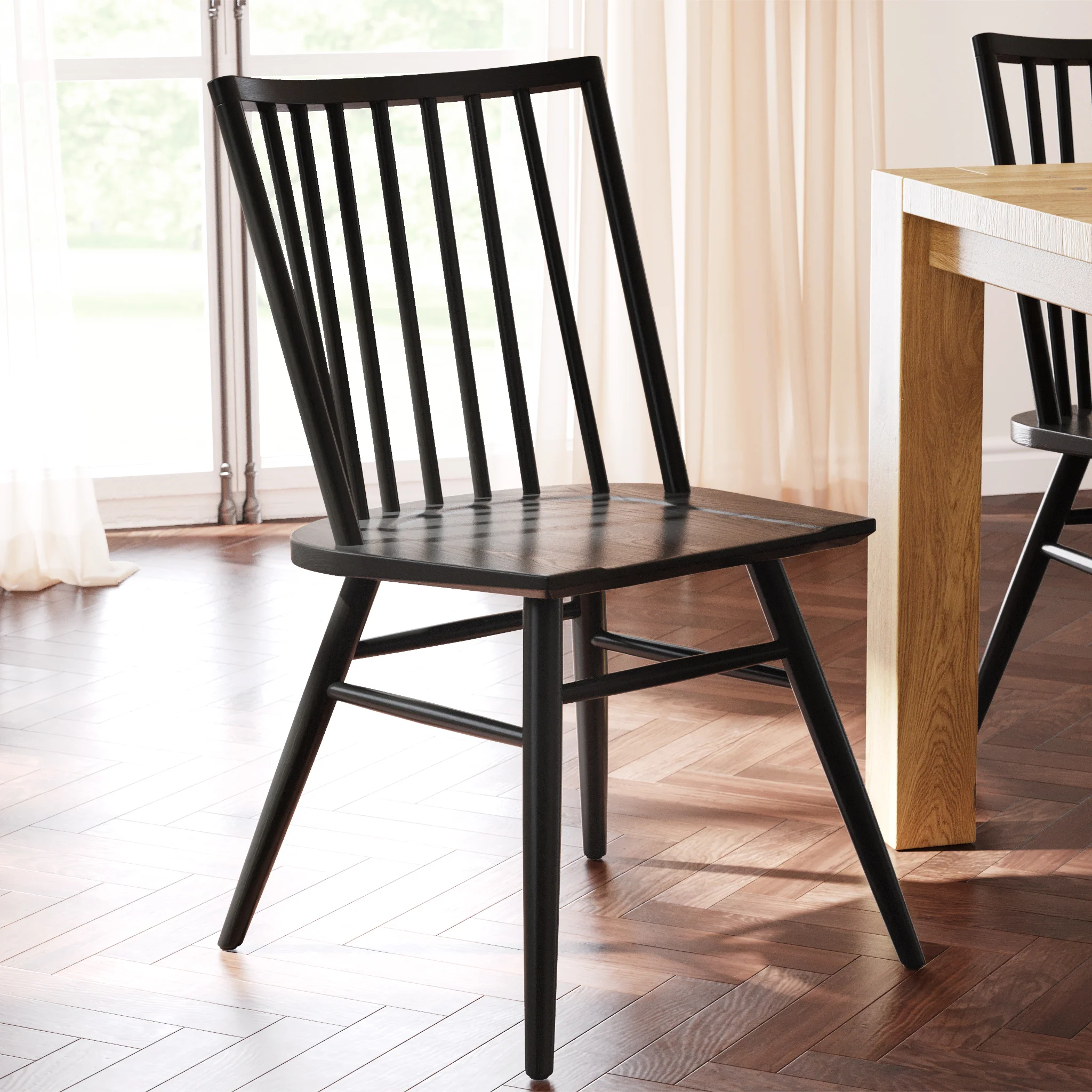 Talia Dining Chair | Black - Image 3