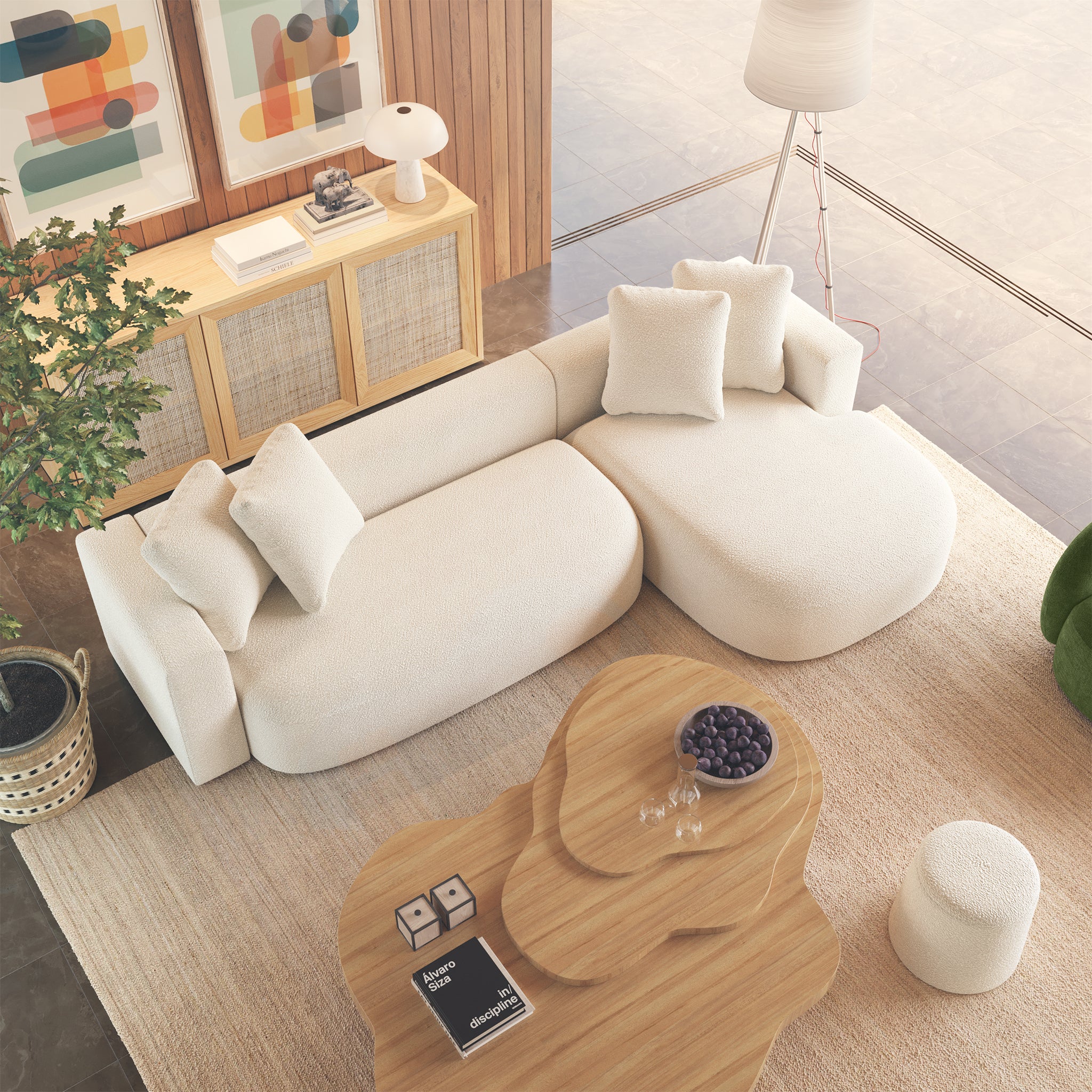 Tate 76" Sideboard | Oak - Image 3