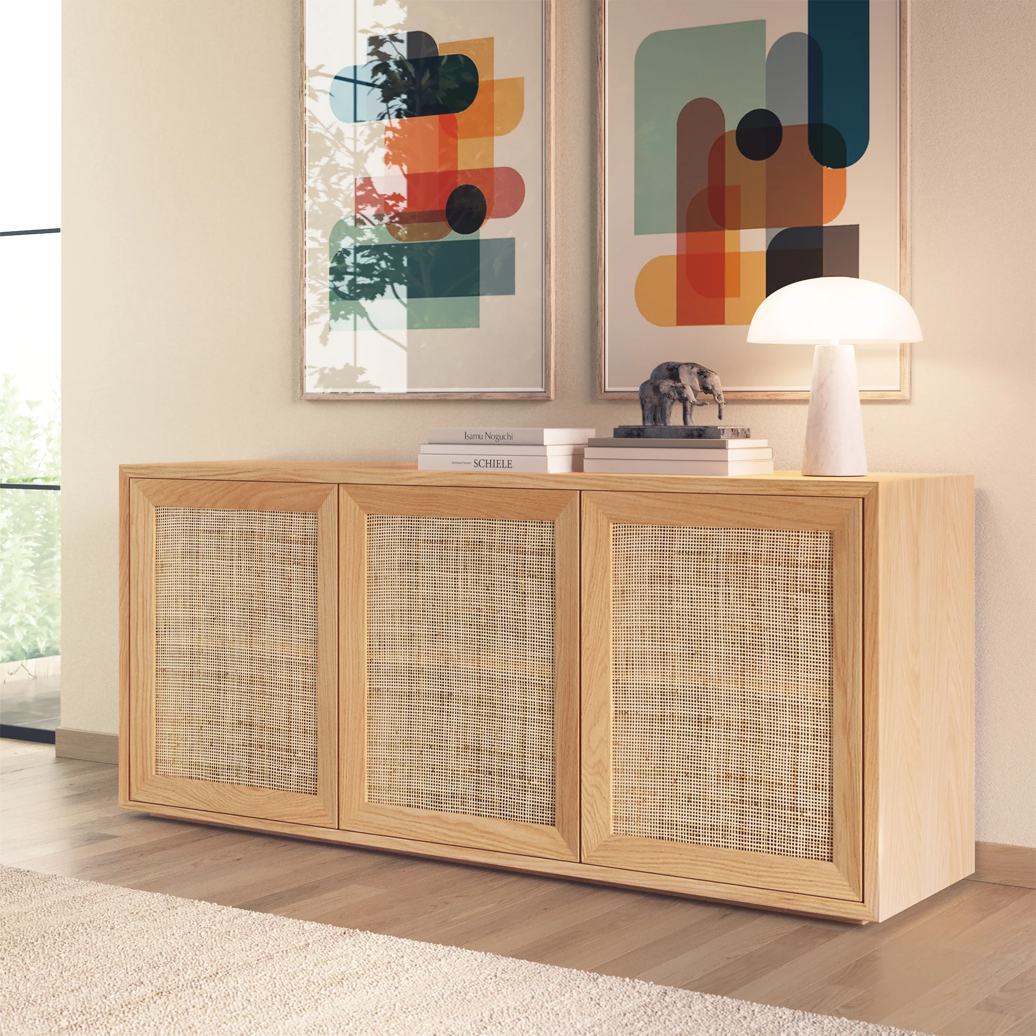 Tate 76" Sideboard | Oak - Image 4