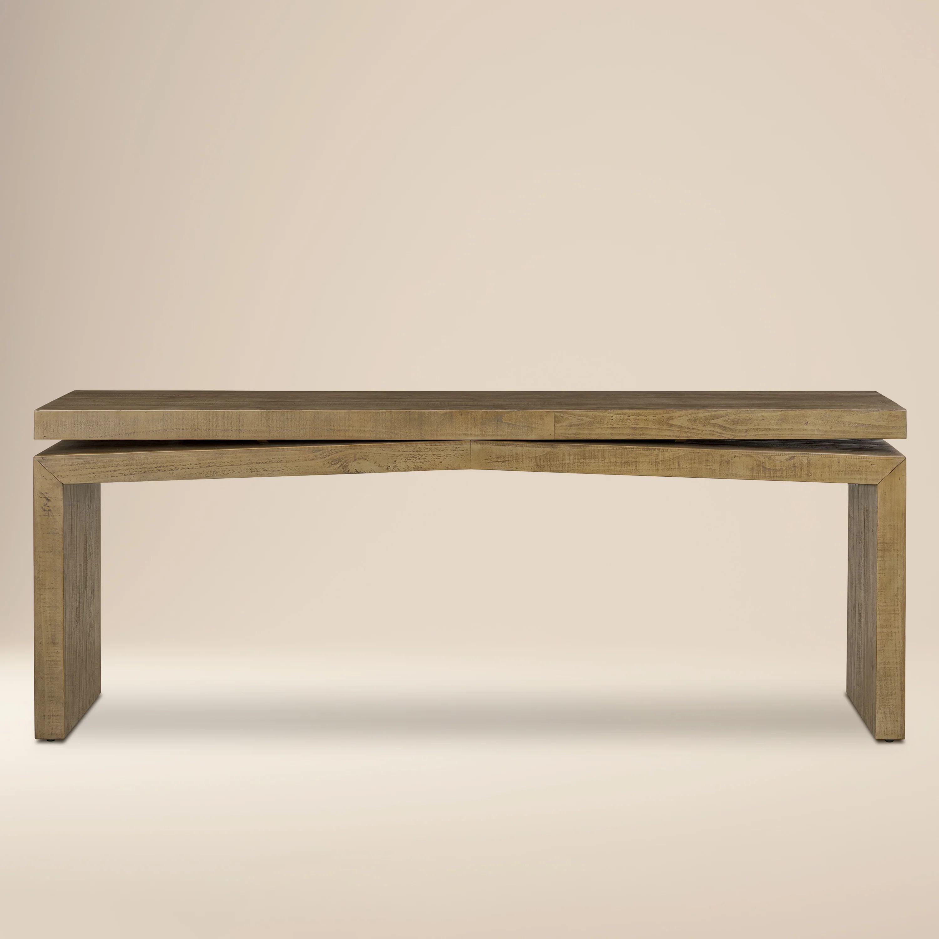 Tenby Console Table (78.75") | Weathered Pine