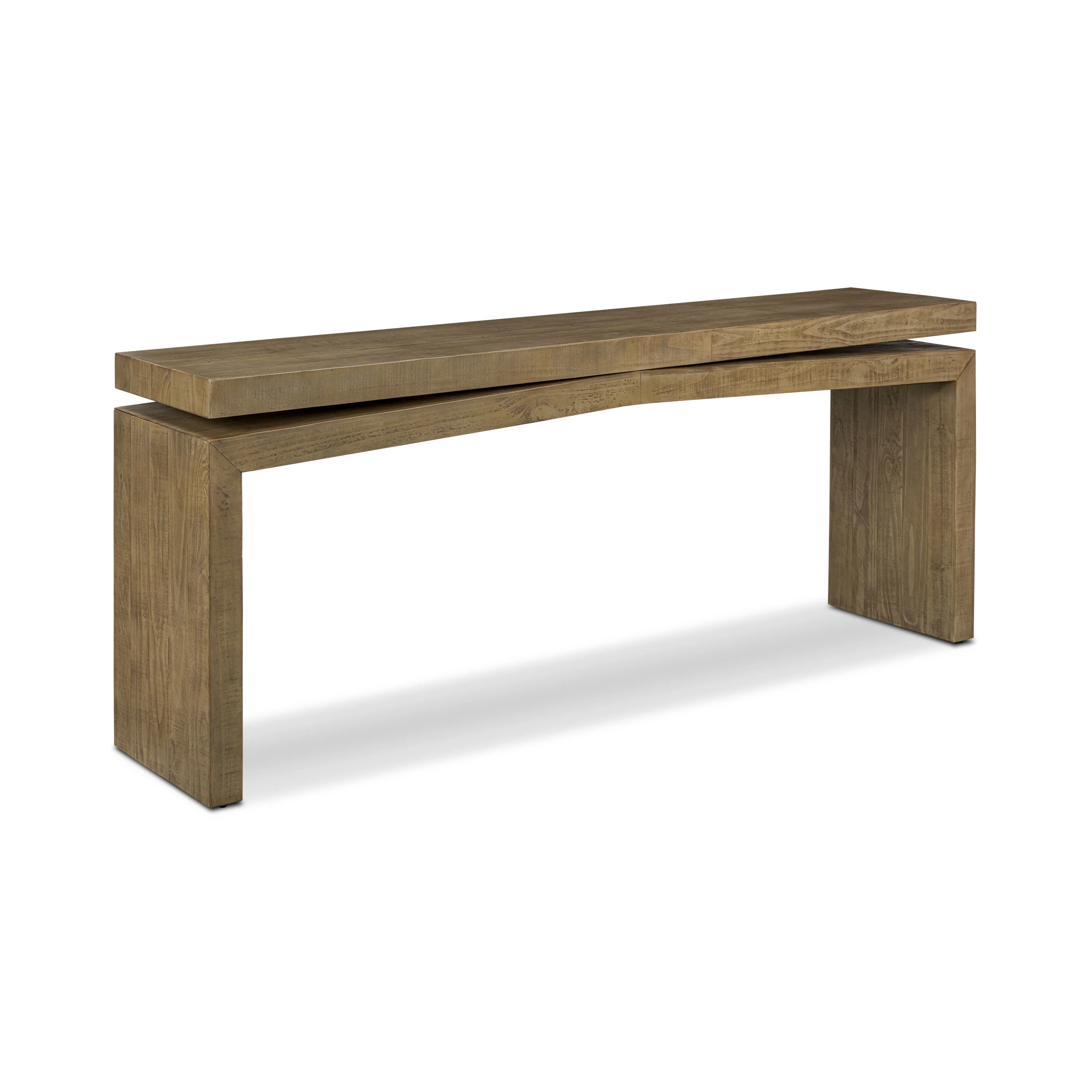 Tenby Console Table (78.75") | Weathered Pine - Image 4