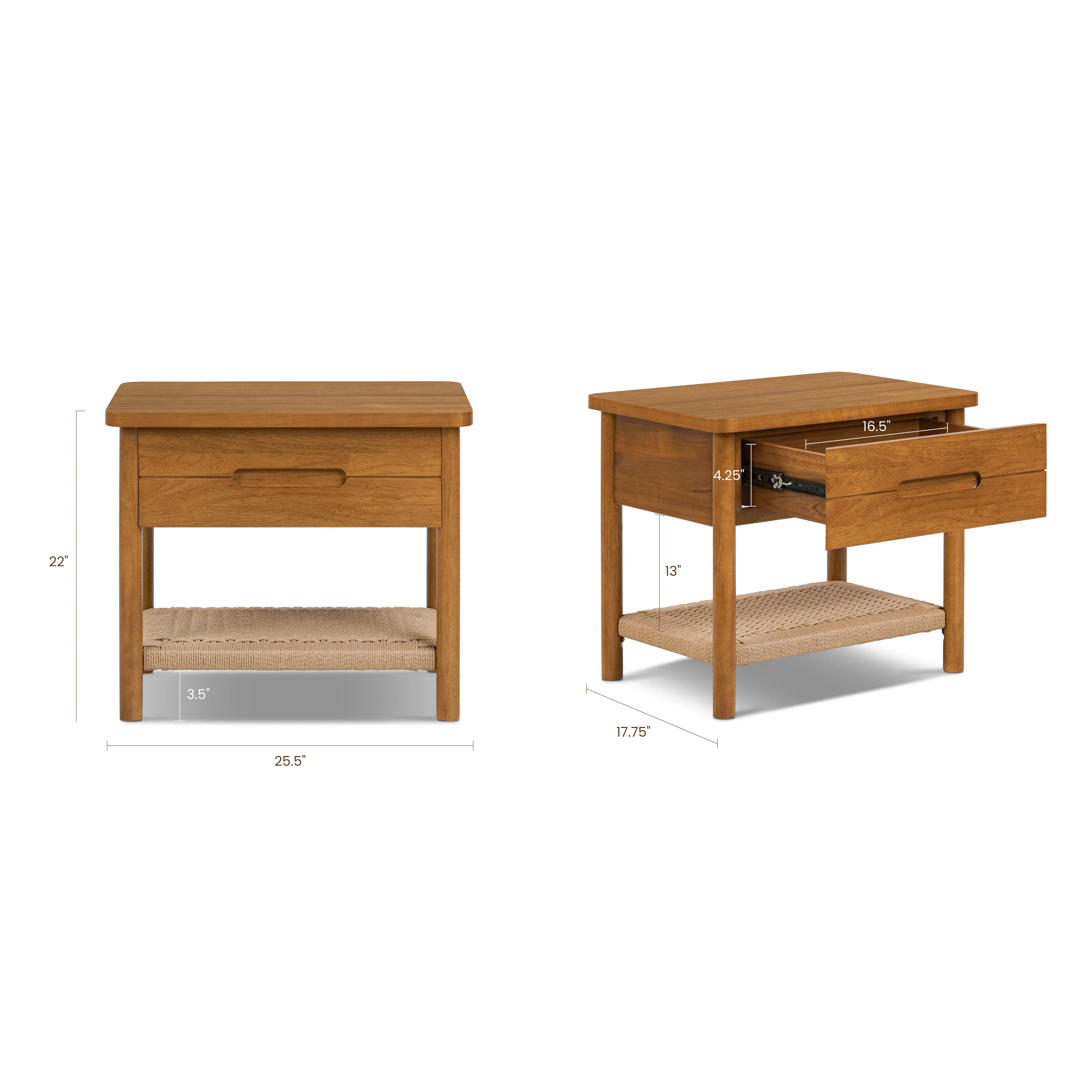 Thani Nightstand | Light Brown - Image 14